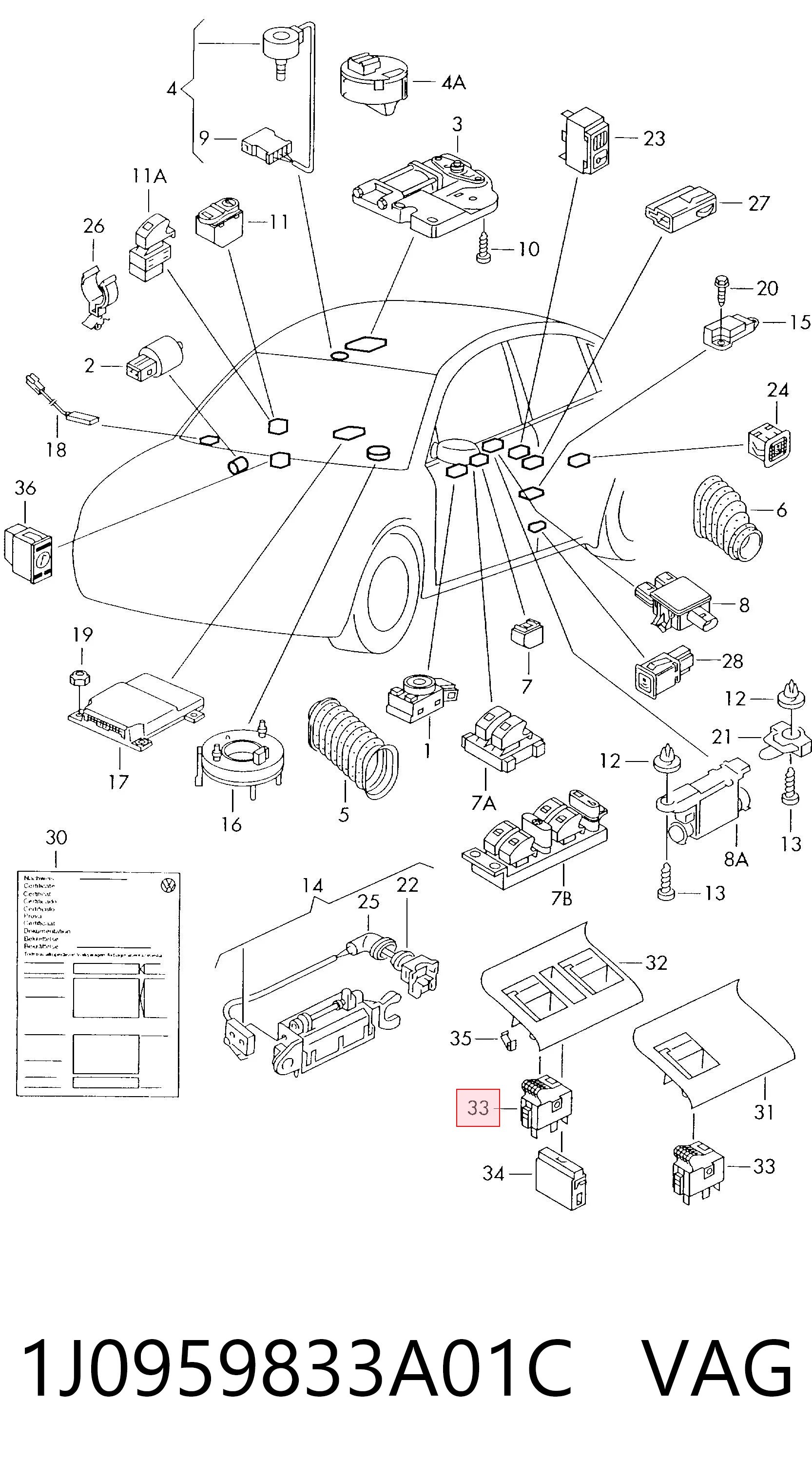 1J0959833A01C VAG