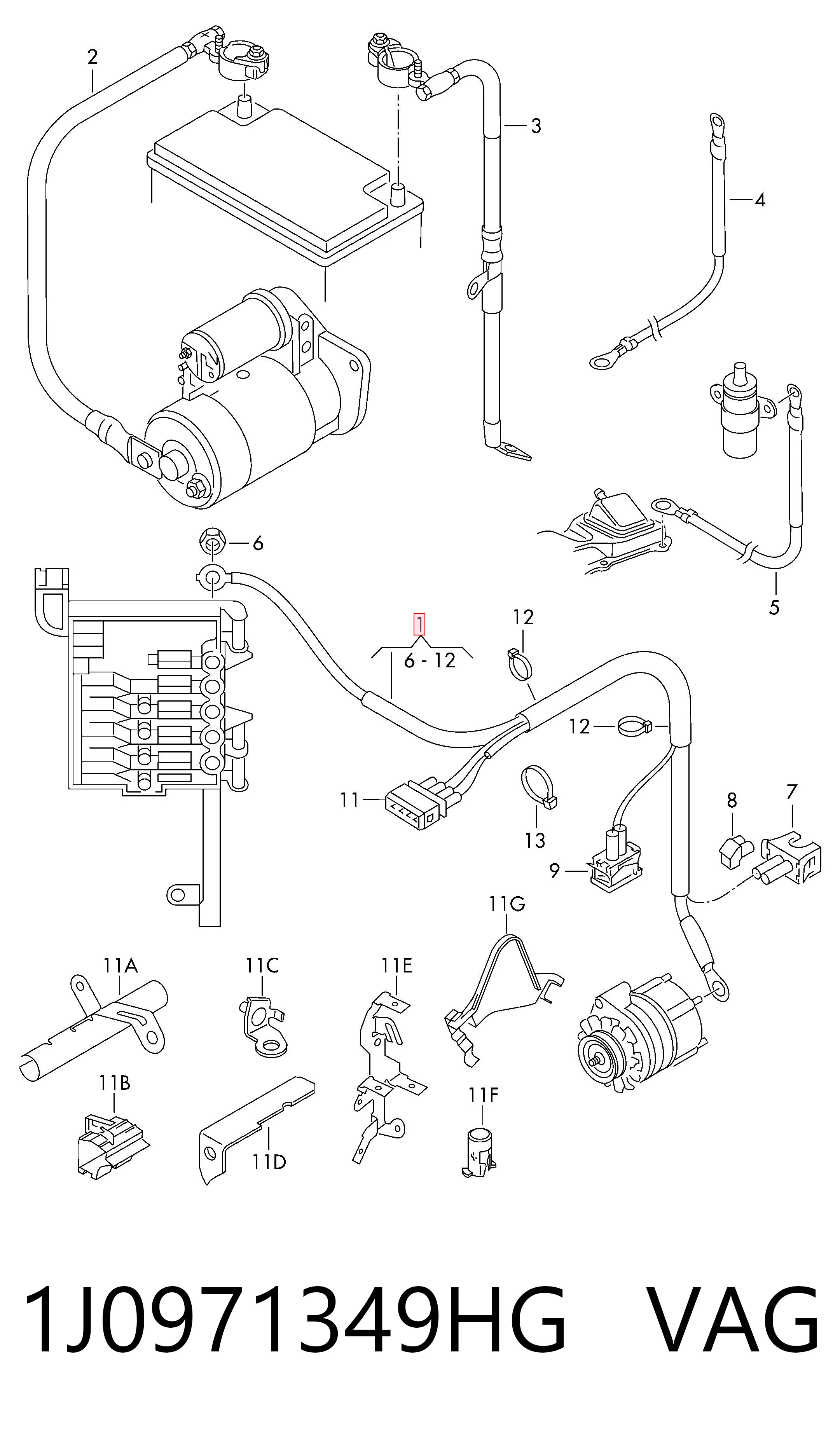  VAG 1J0971349HG precio, desde 86,70 EUR