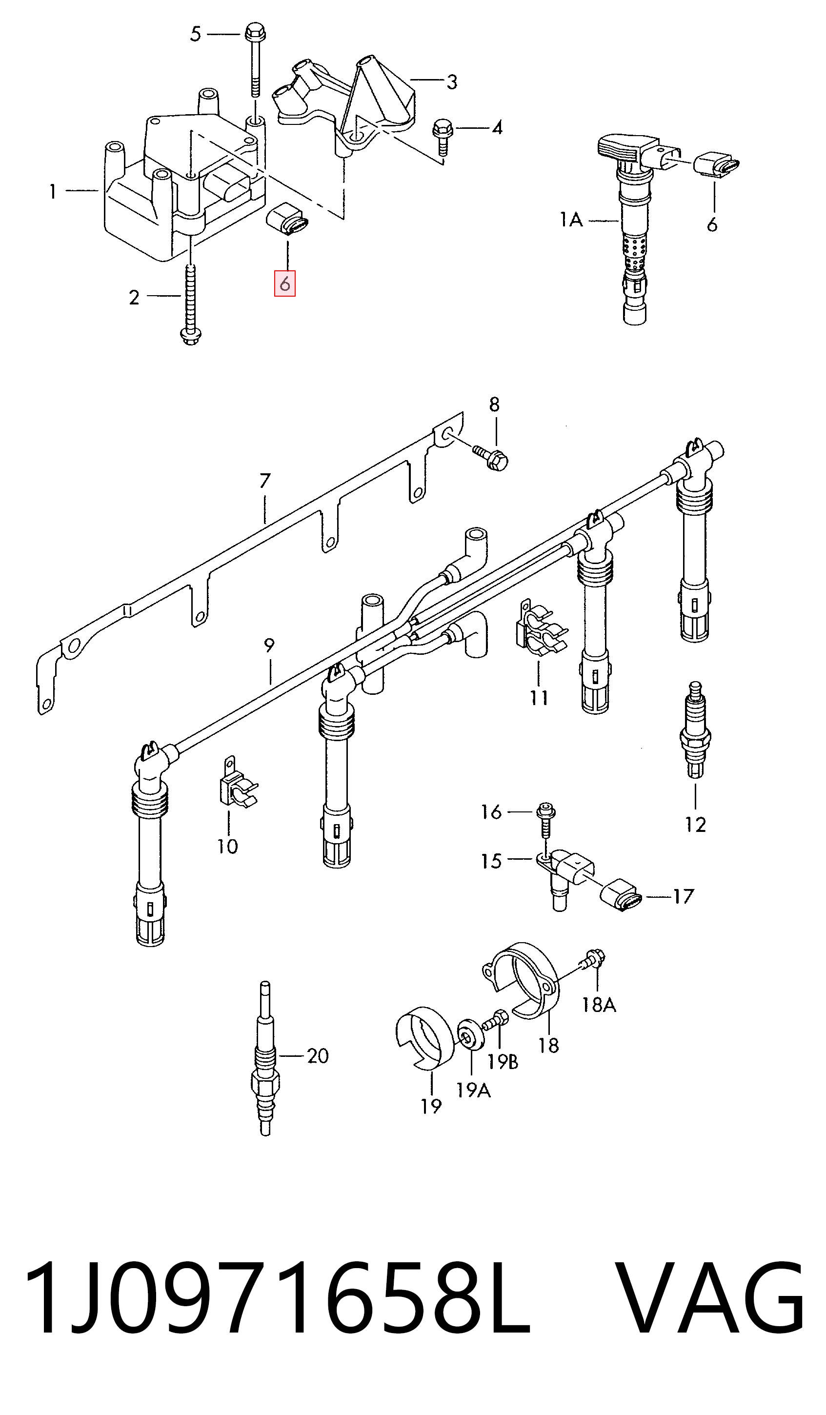 Comprar 30973007 AND Conector de la bobina de encendido
