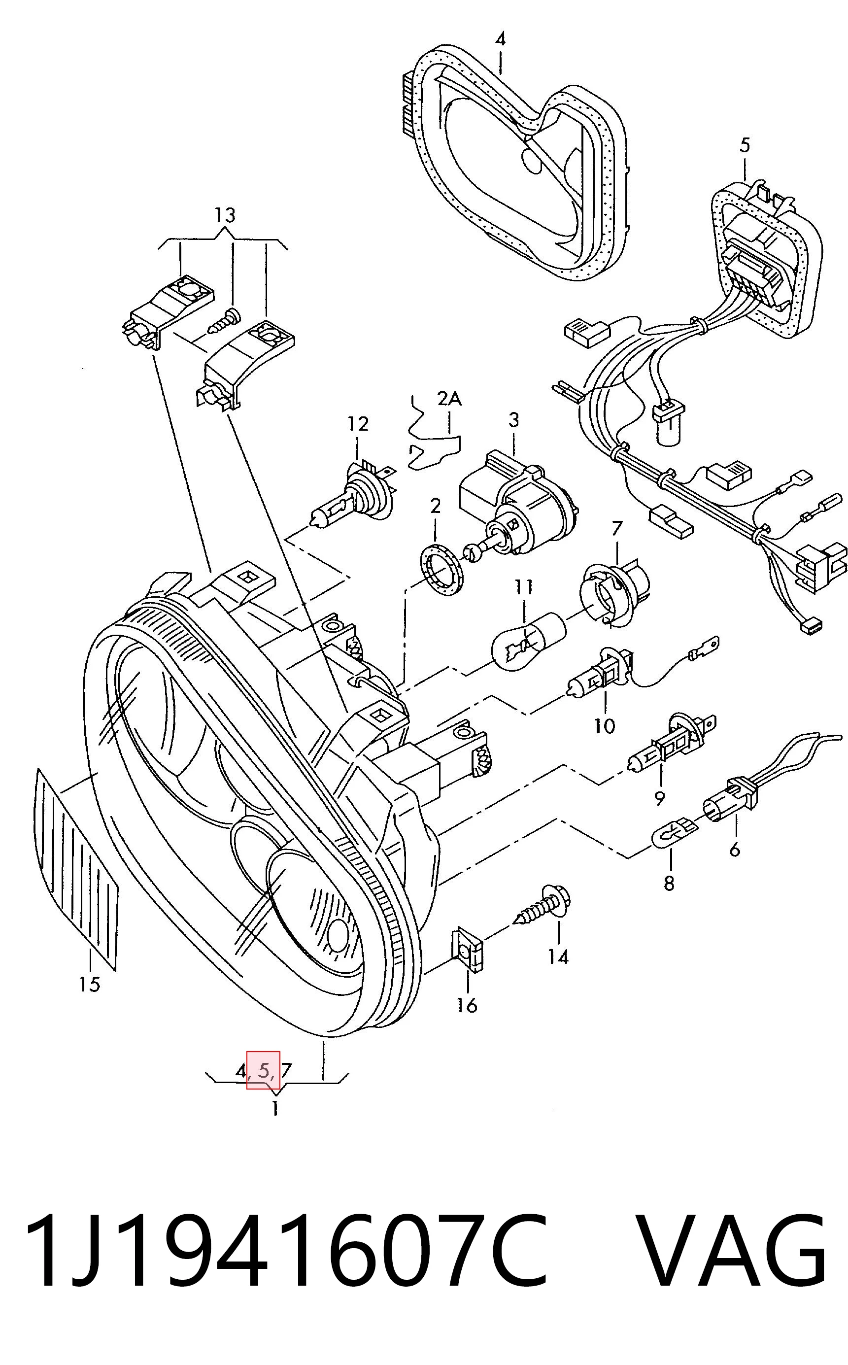 1J1941607C VAG 