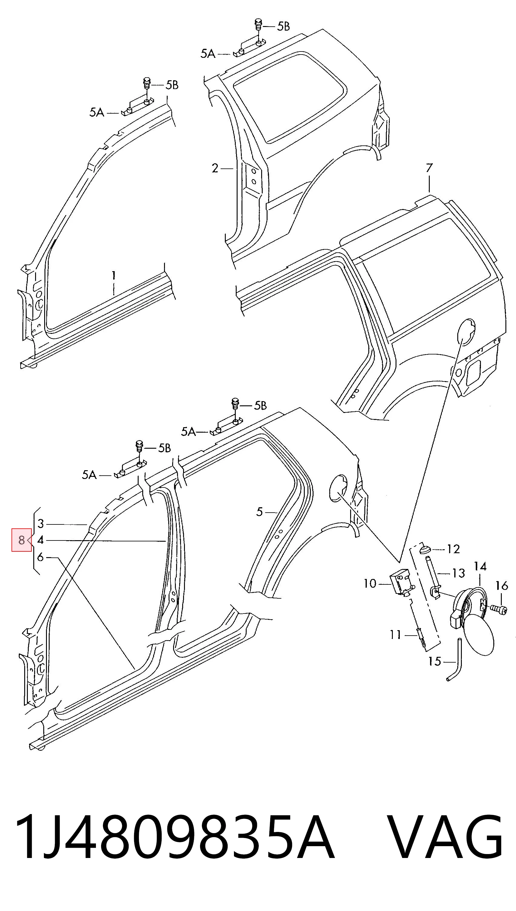 1J4809835A VAG