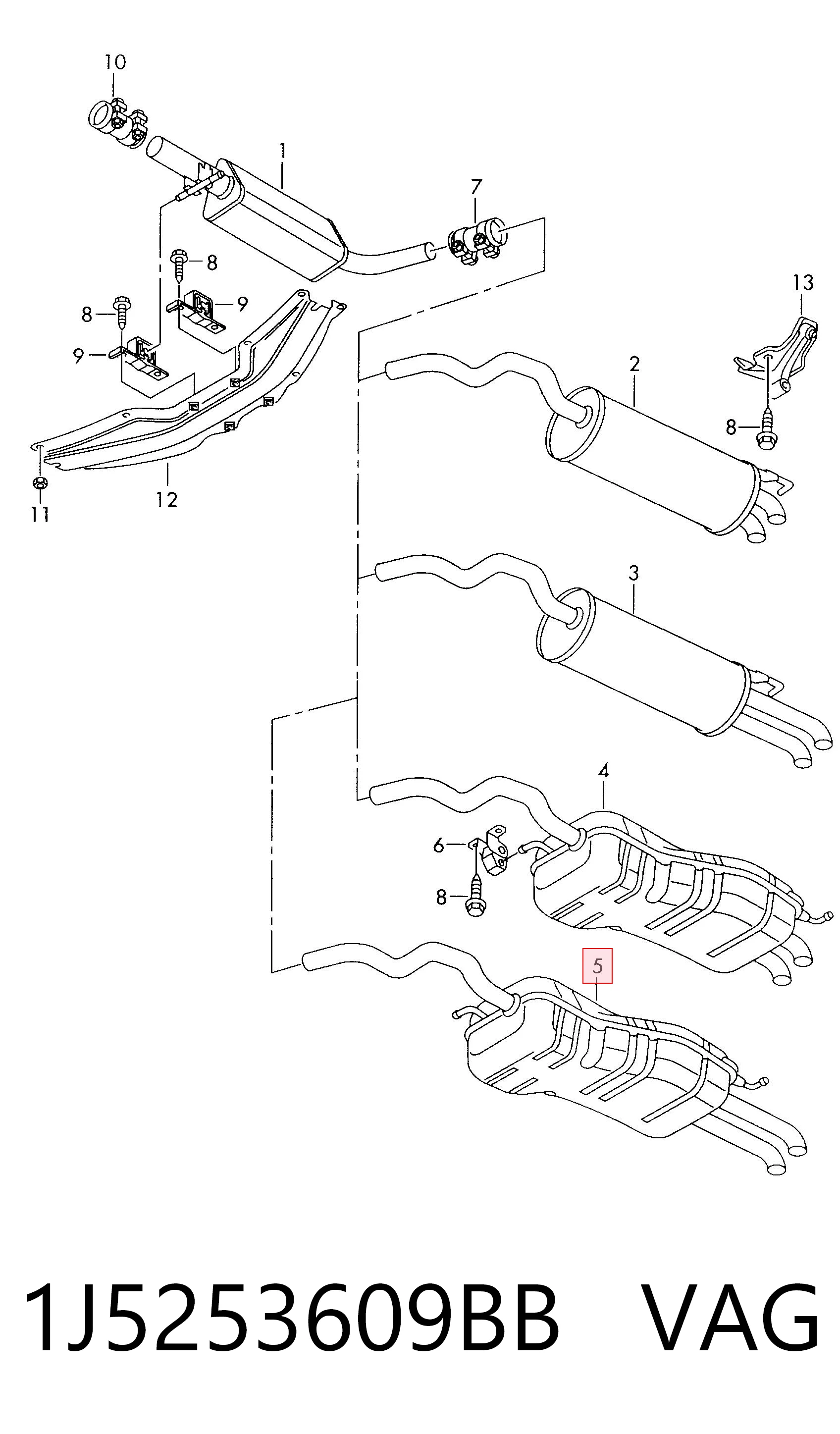 1J5253609BB VAG