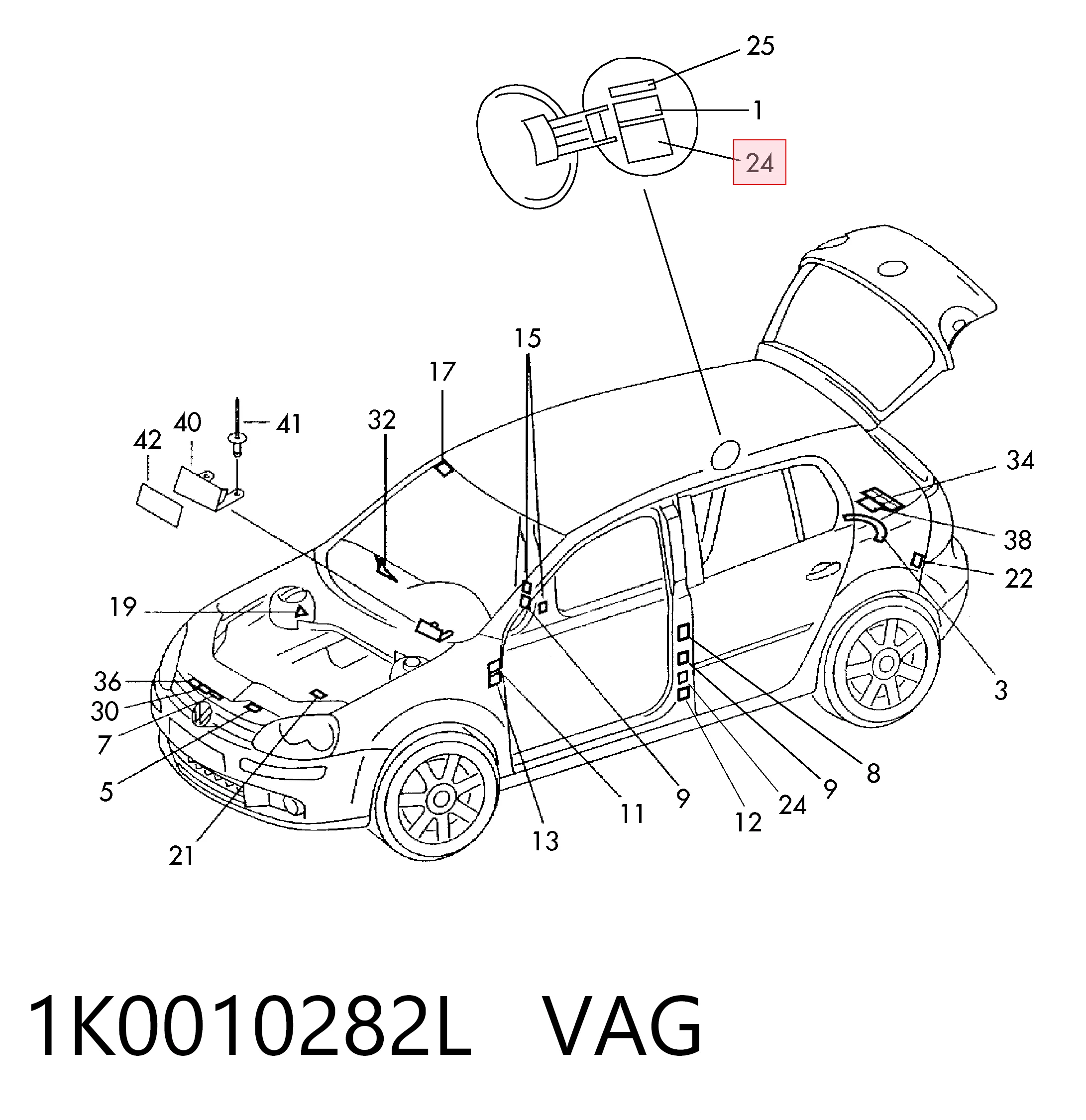 1K0010282L VAG