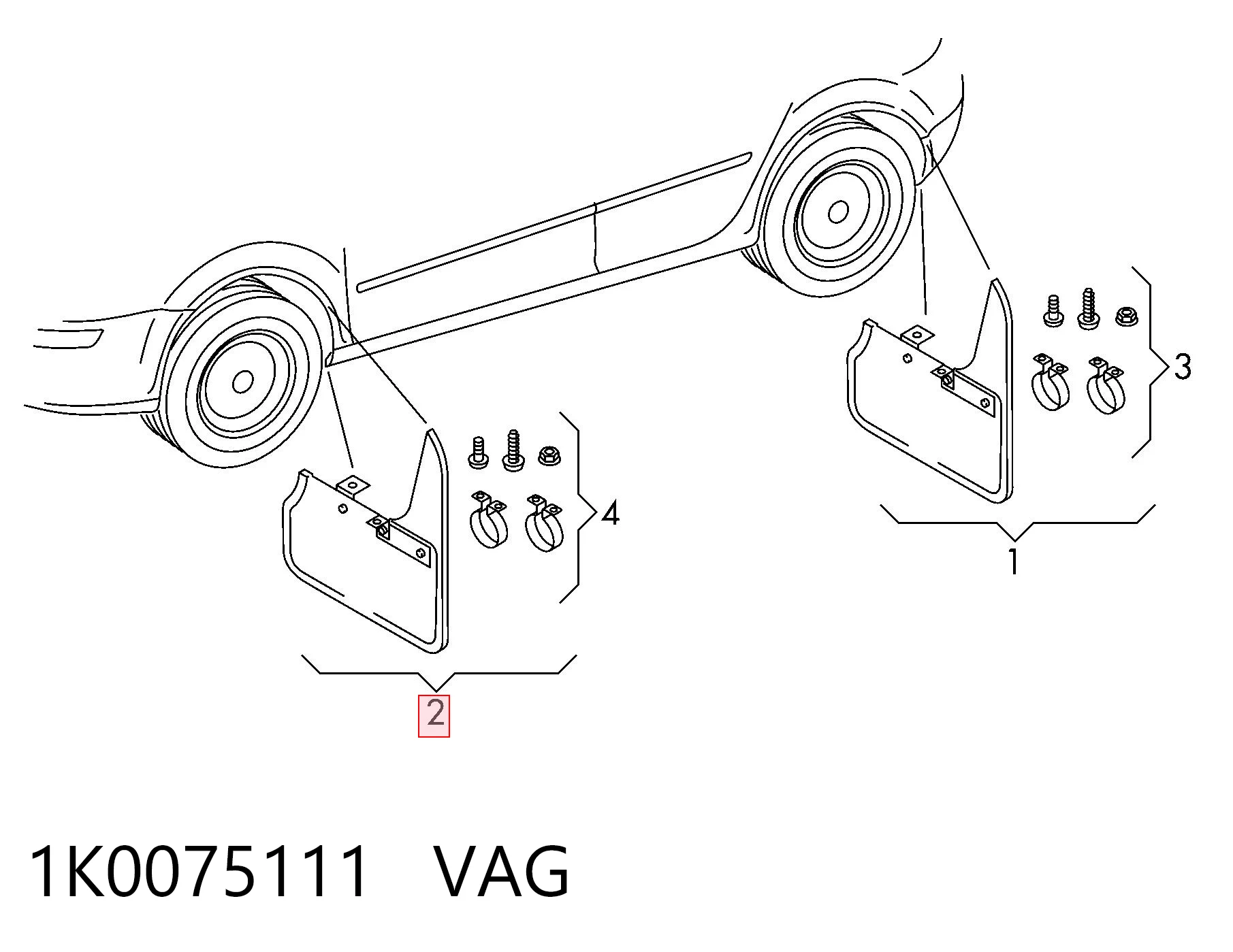 Comprar Juego de faldillas delanteras Volkswagen Golf V 1K1 a bajo precio