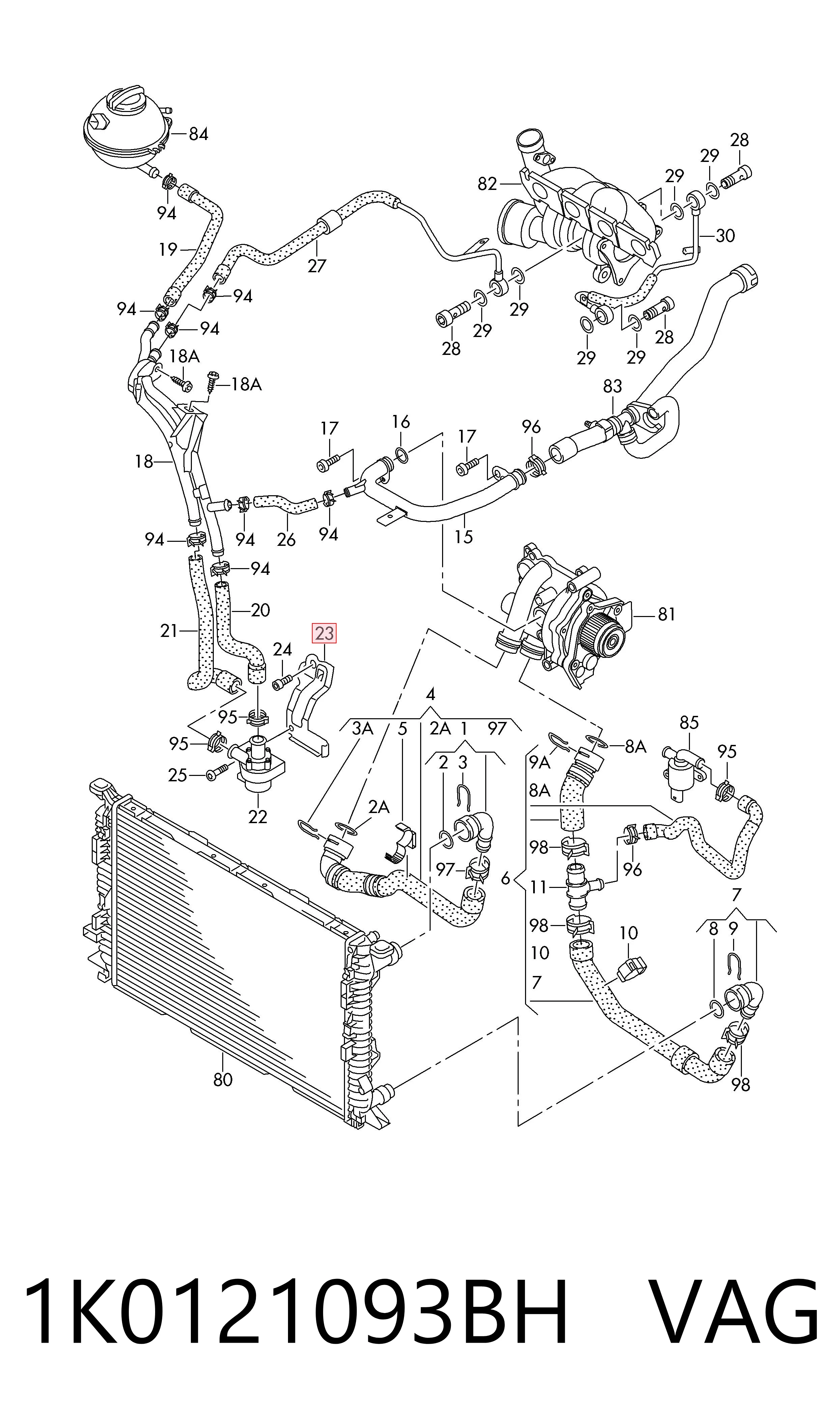 1K0121093BH VAG