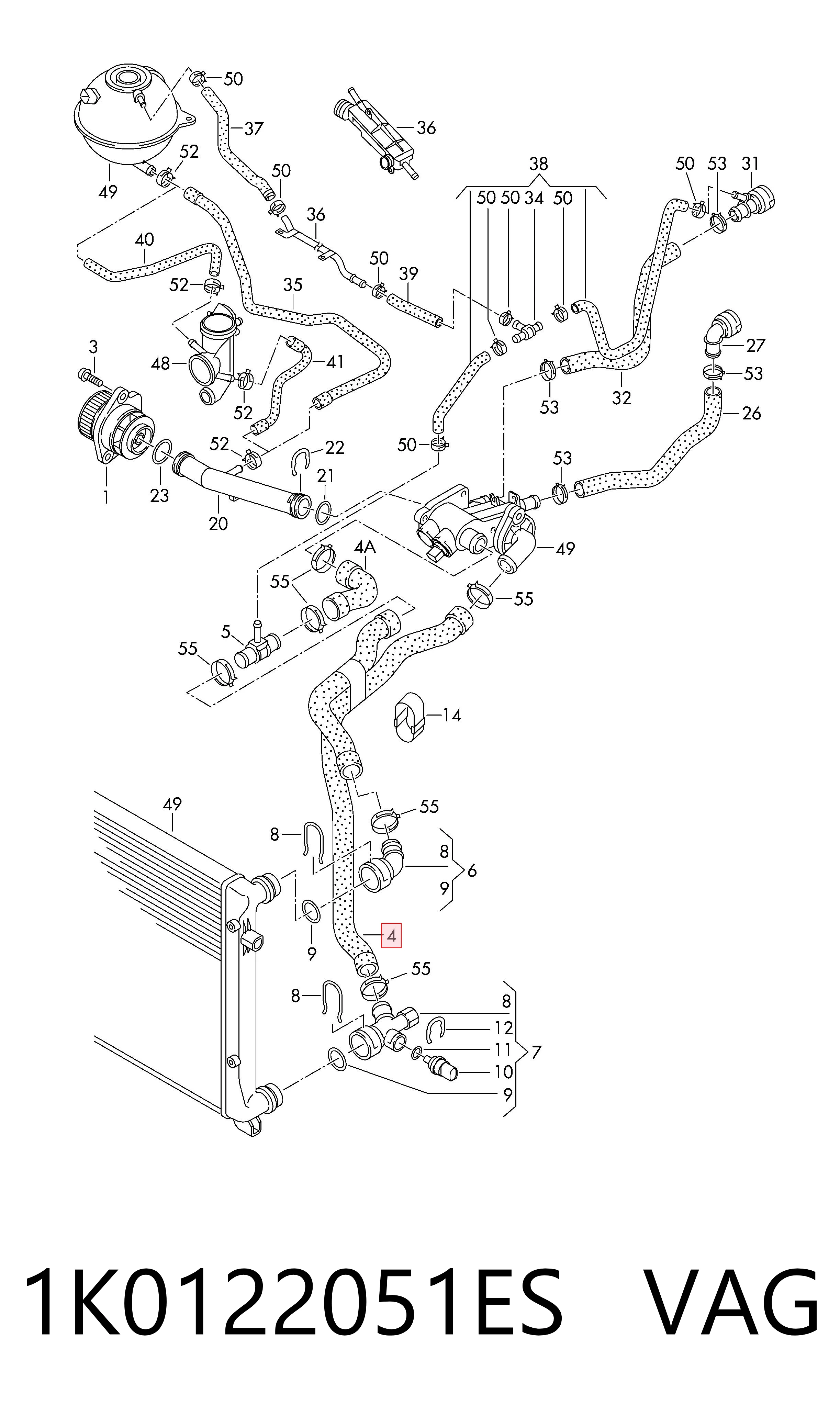 1K0122051ES VAG 
