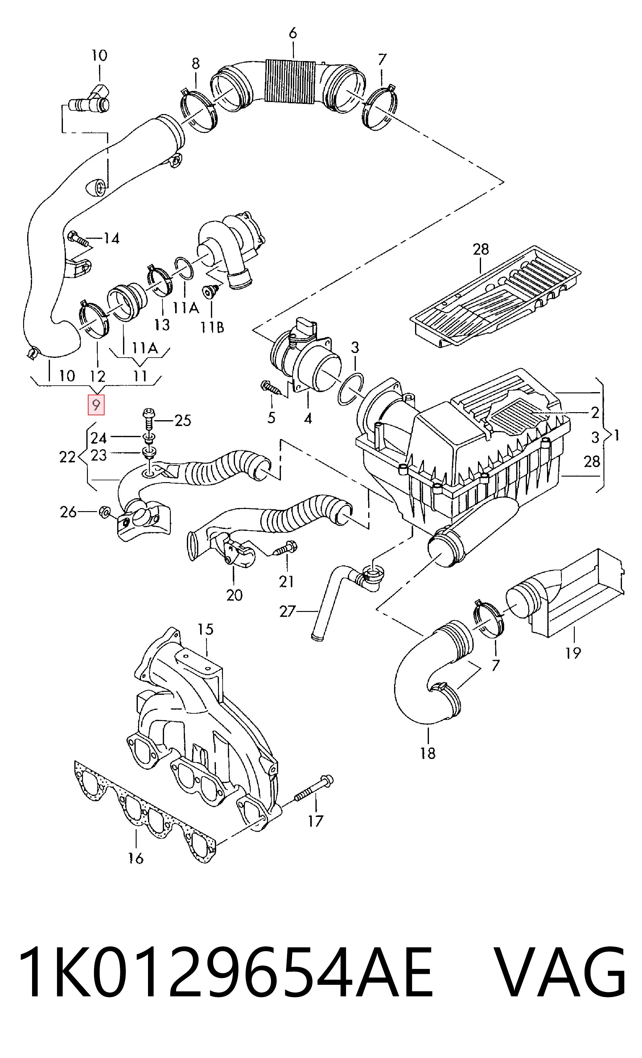 1K0129654AE VAG
