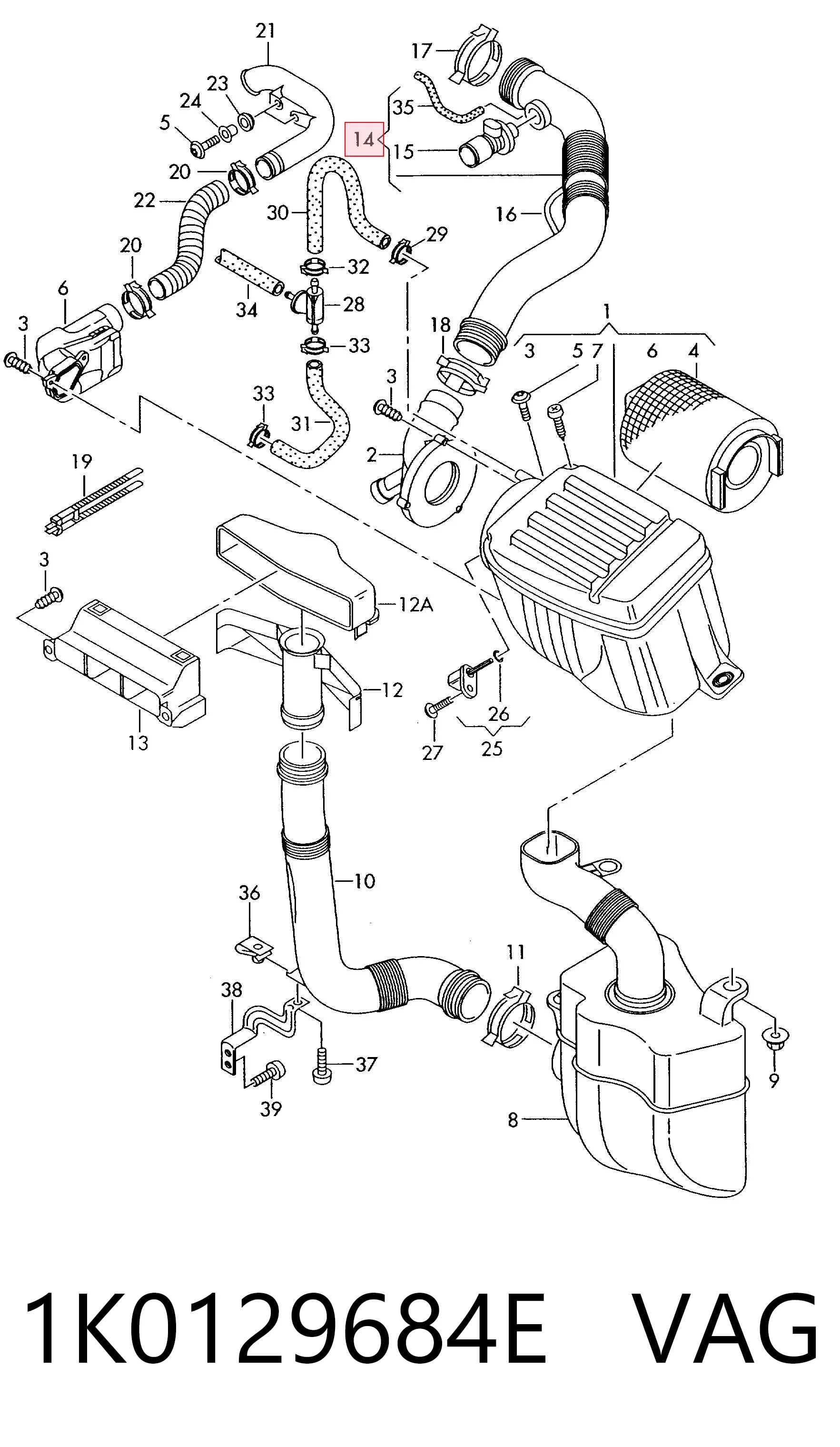 1K0129684E VAG