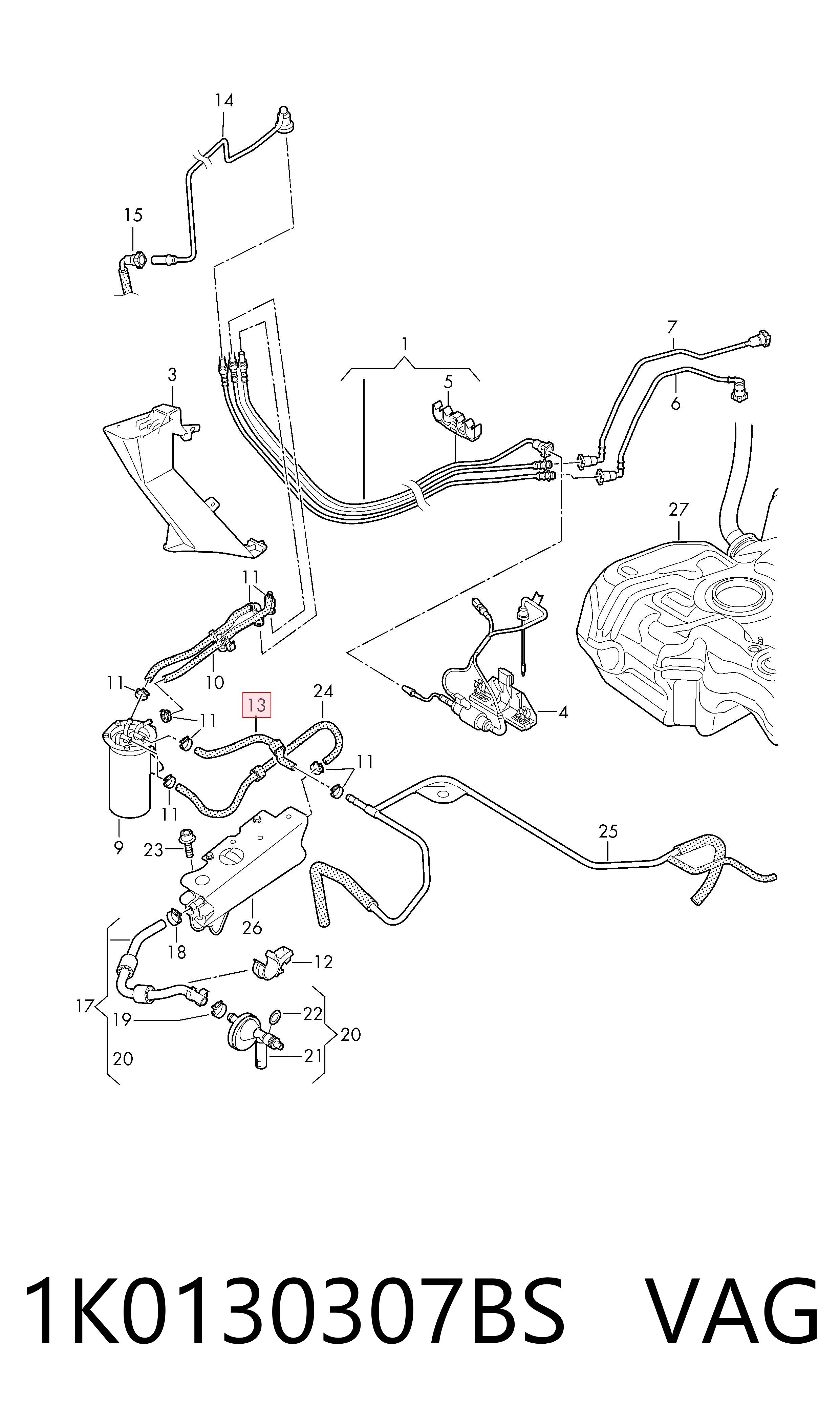 1K0130307BS VAG