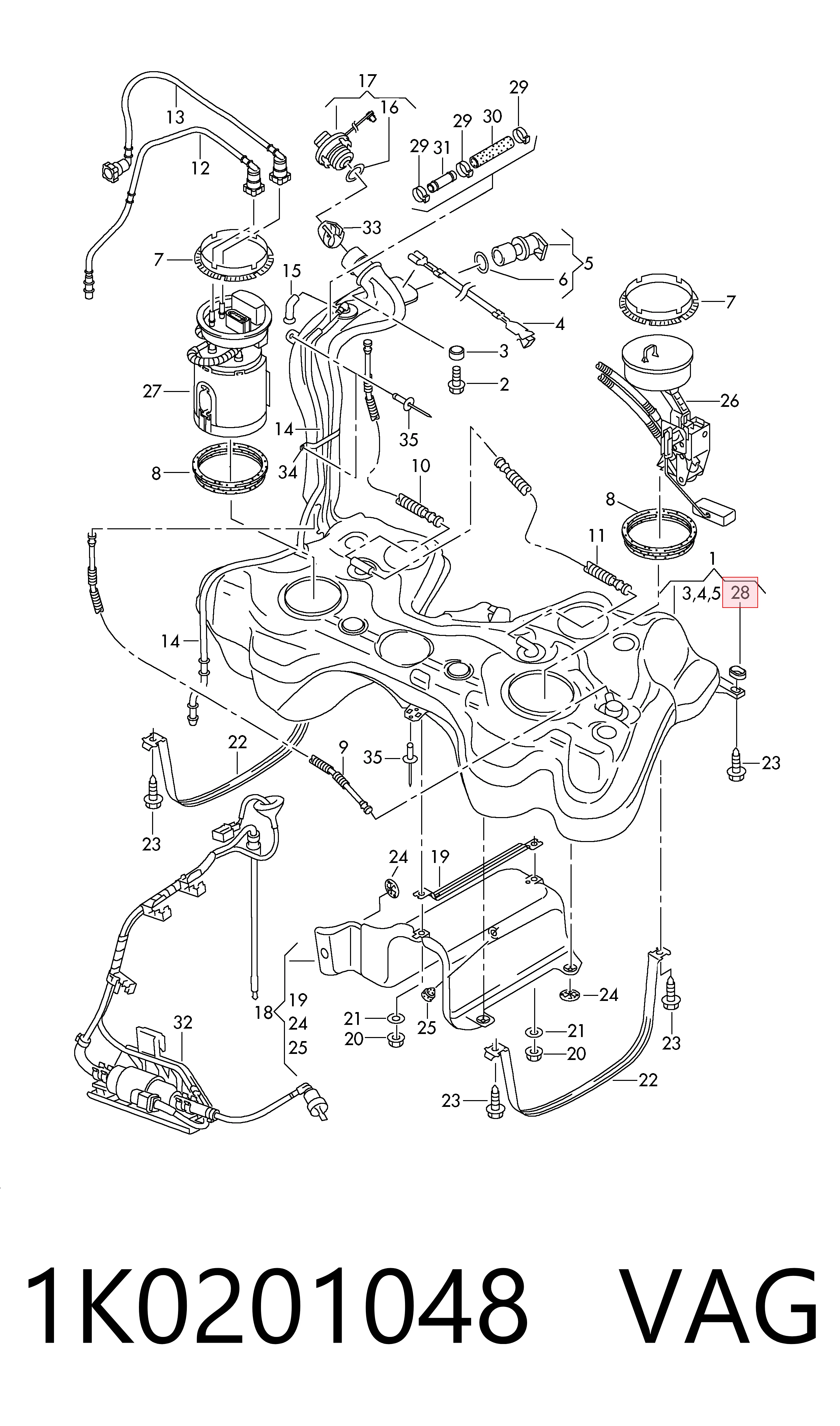 1K0201048 VAG
