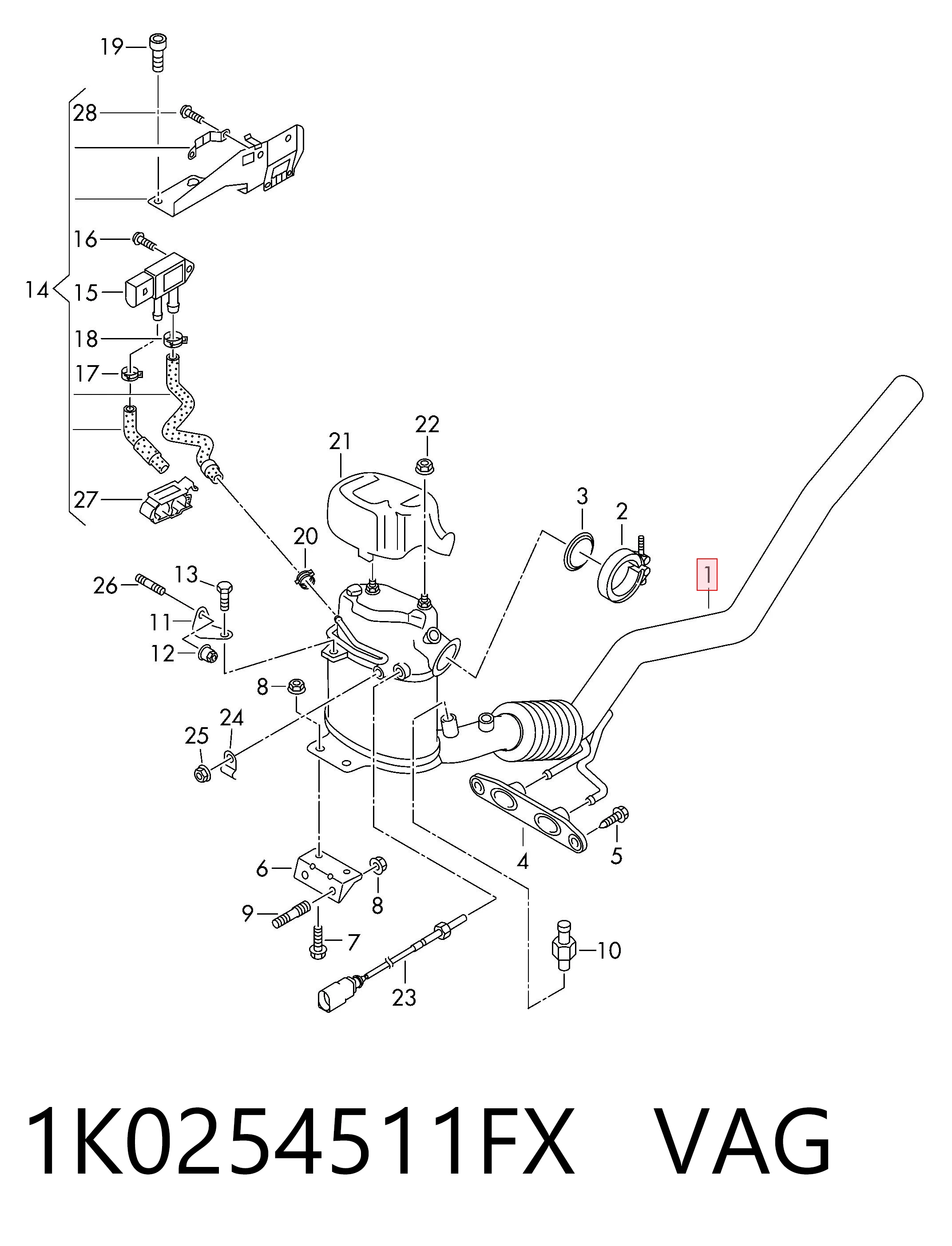 1K0254511FX VAG