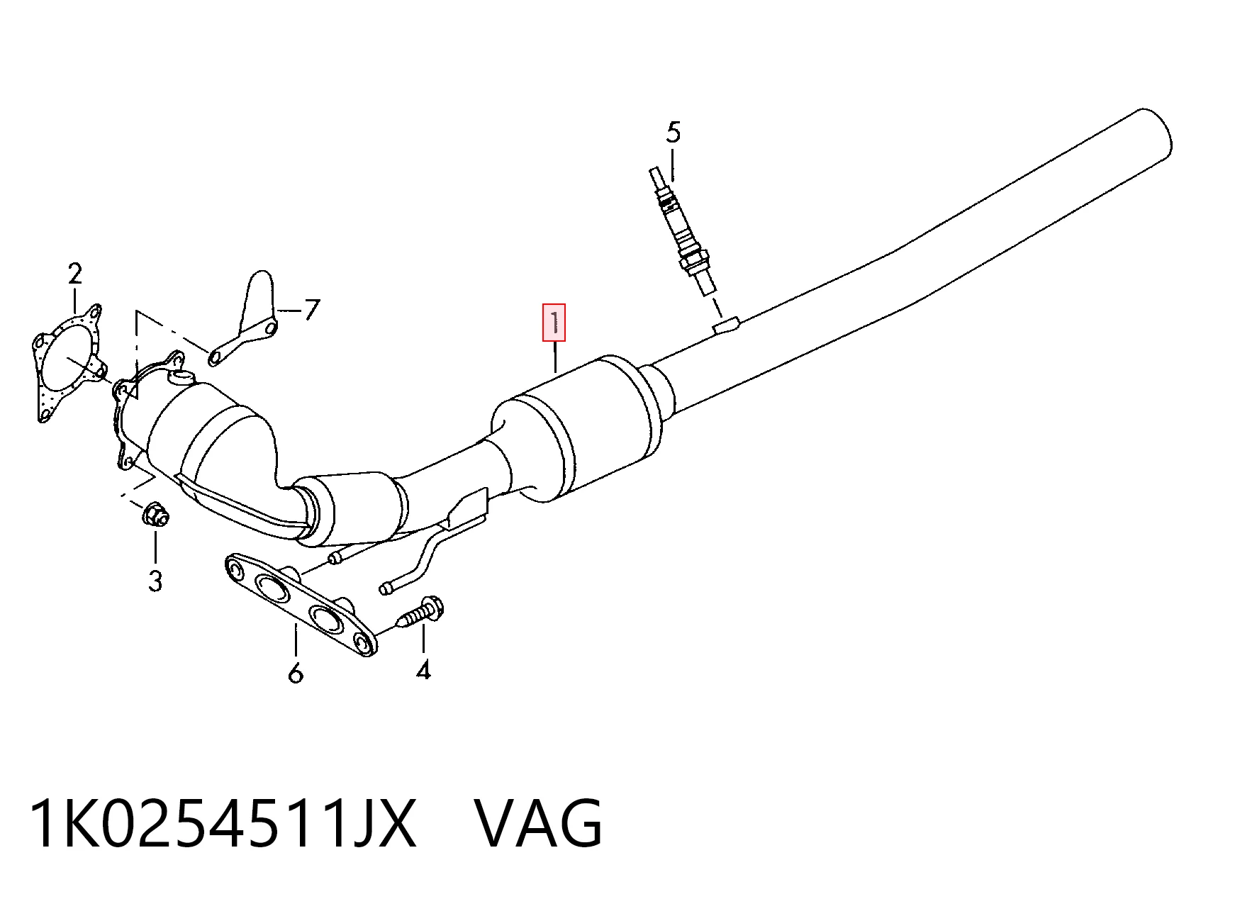 1K0254511JX VAG