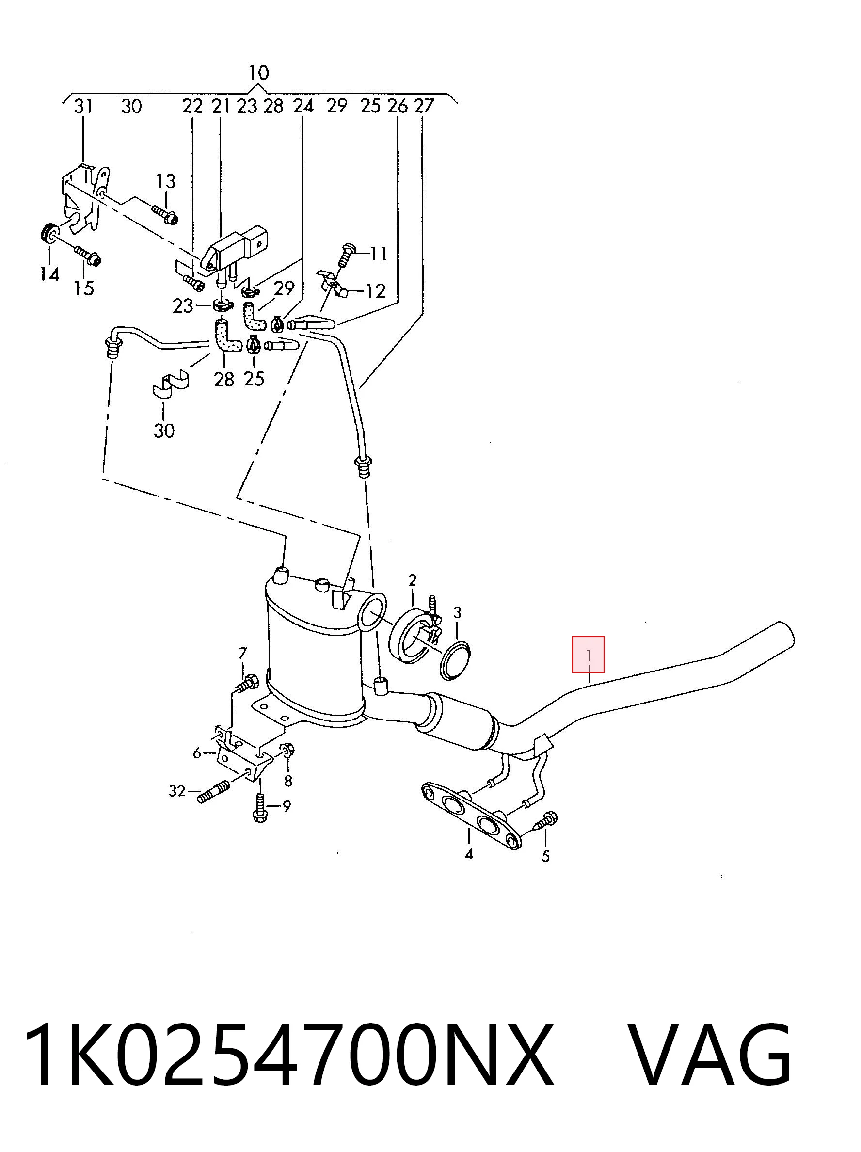 1K0254700NX VAG
