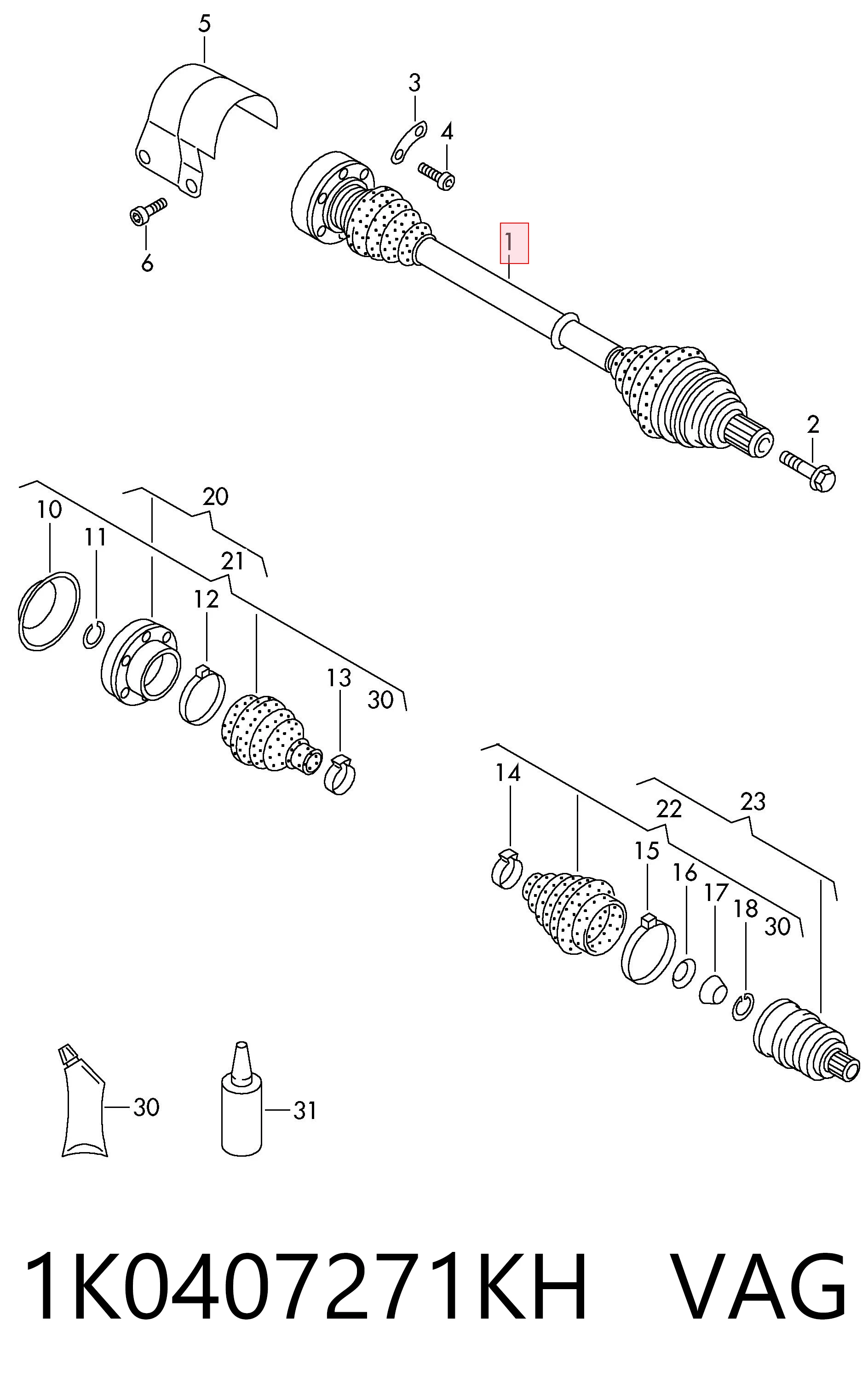 1K0407271KH VAG