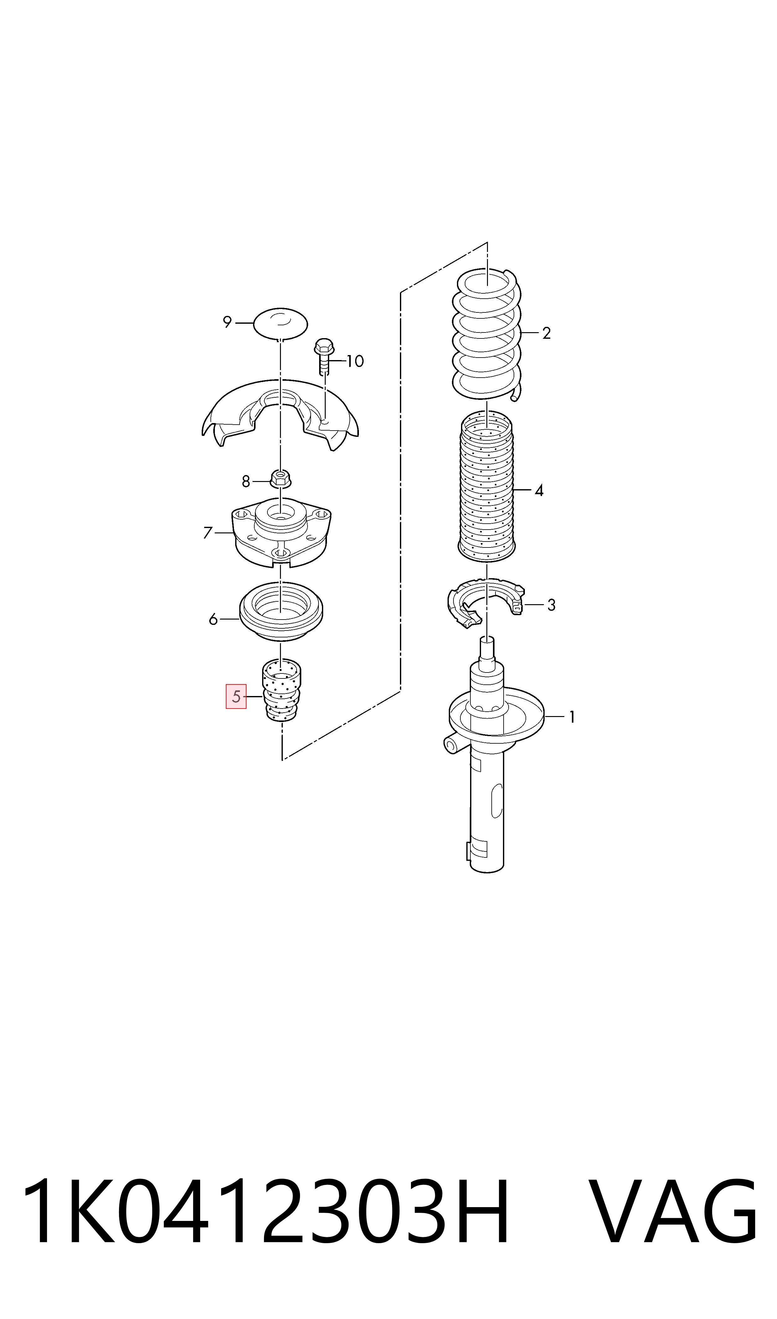 1K0412303H VAG