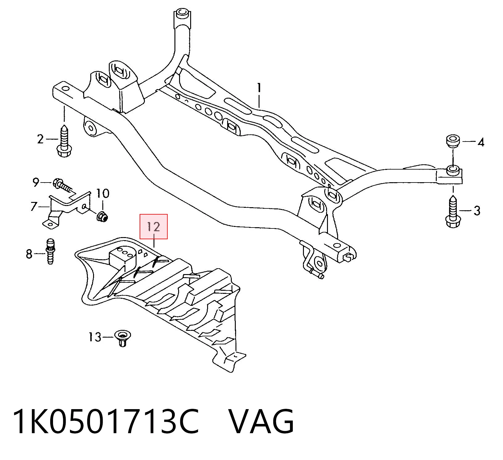 1K0501713C VAG