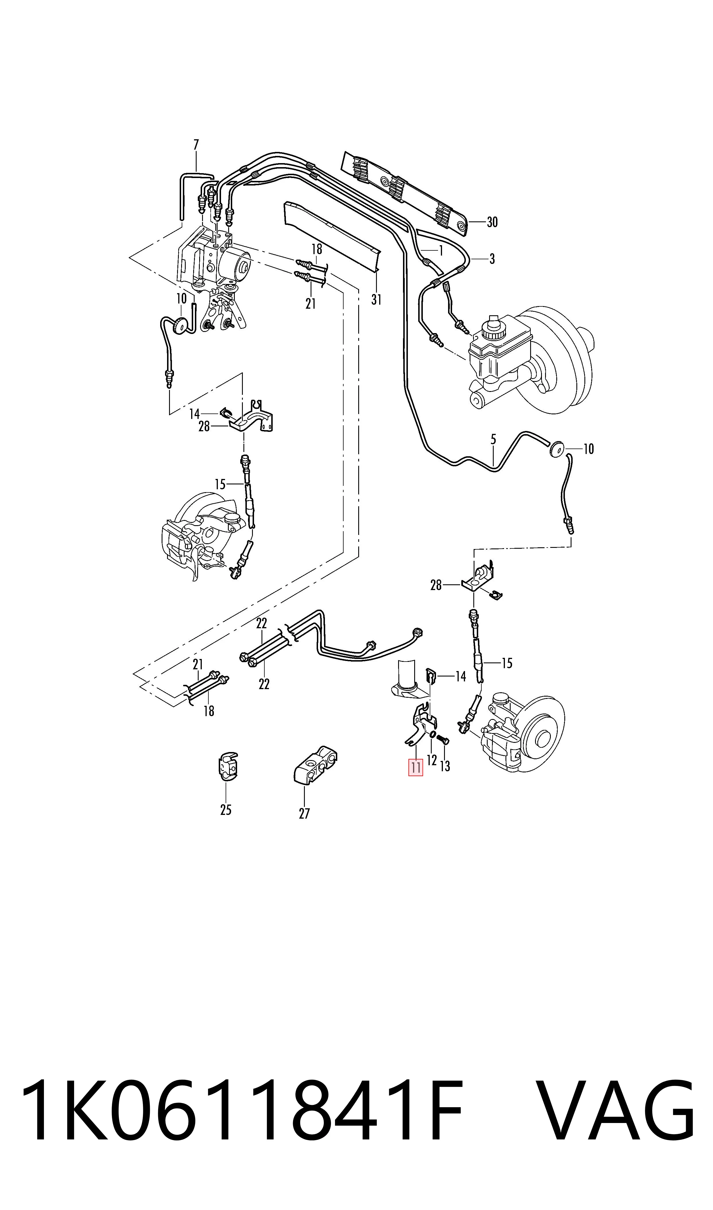 1K0611841F VAG