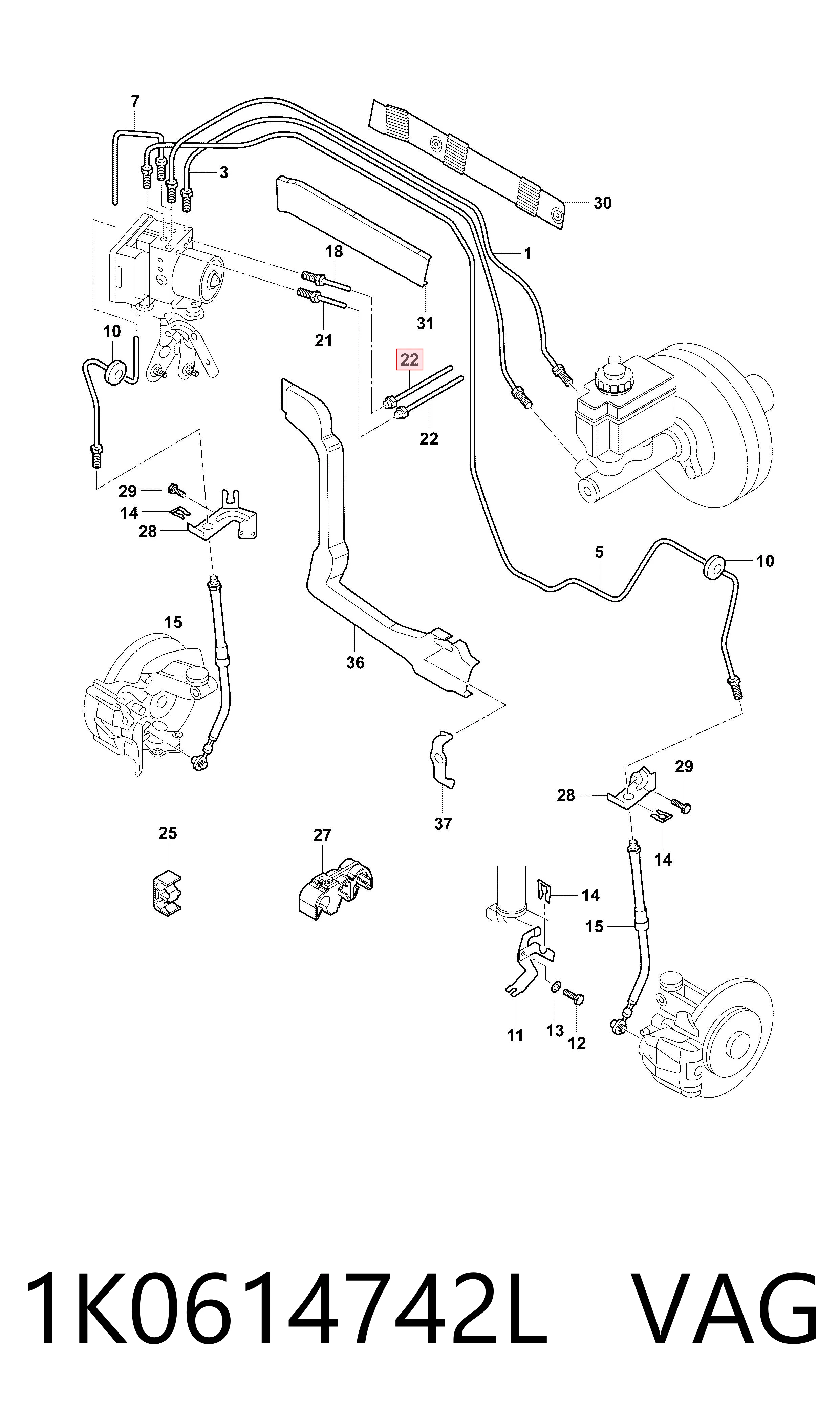 1K0614742L VAG