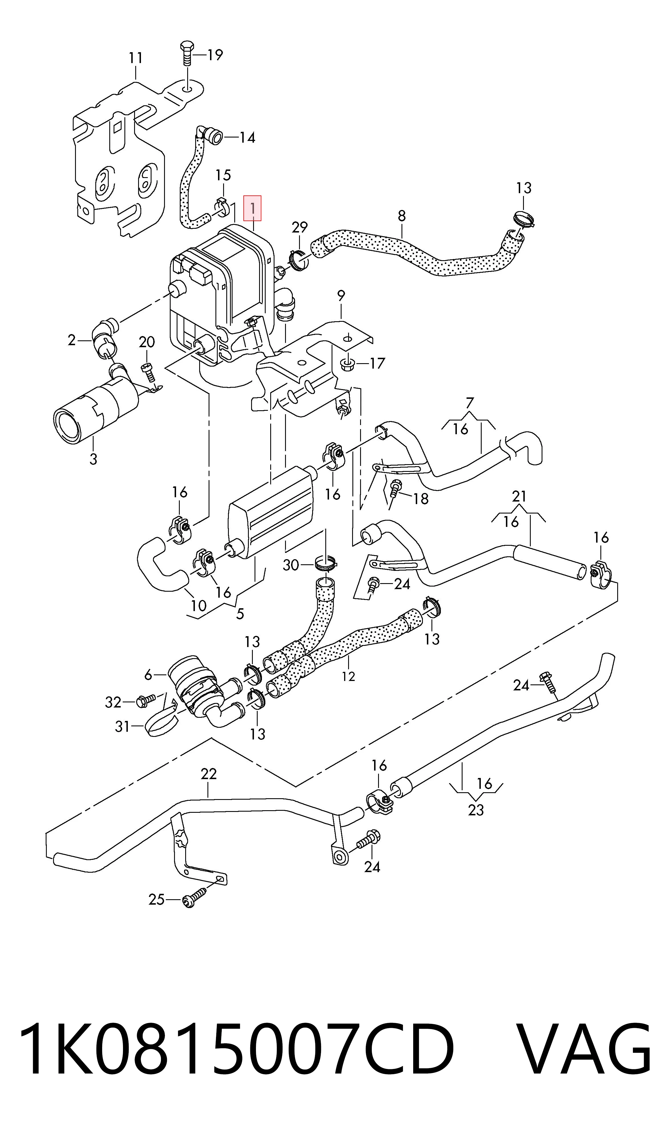 1K0815007CD VAG