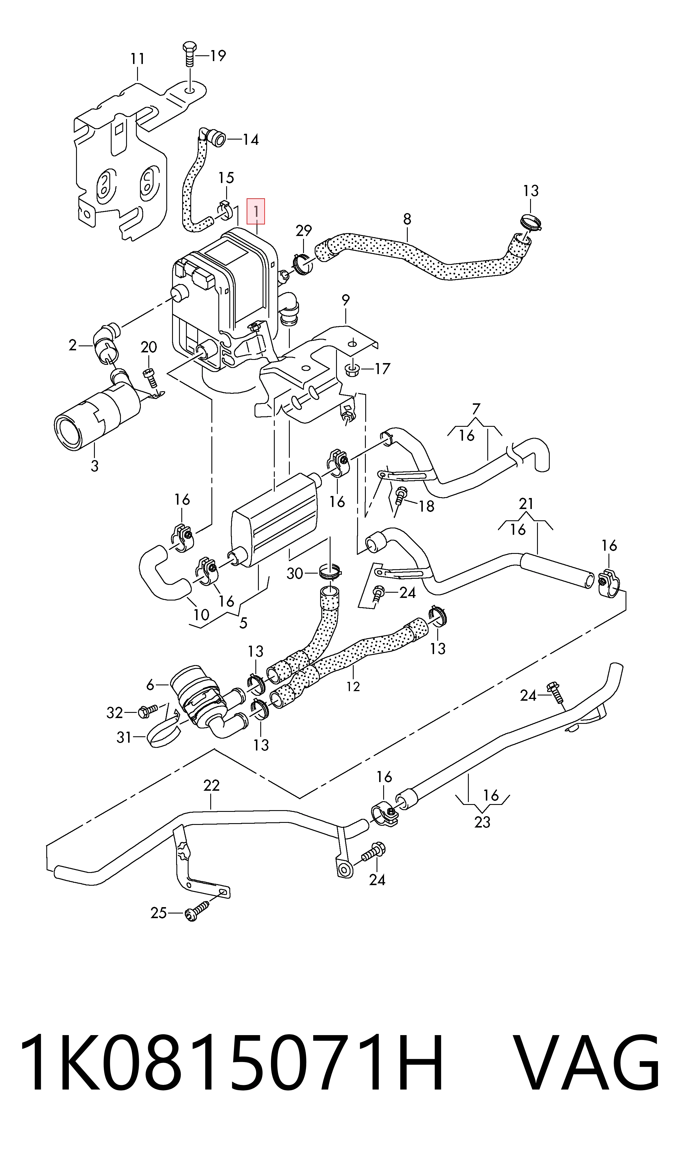 1K0815071H VAG