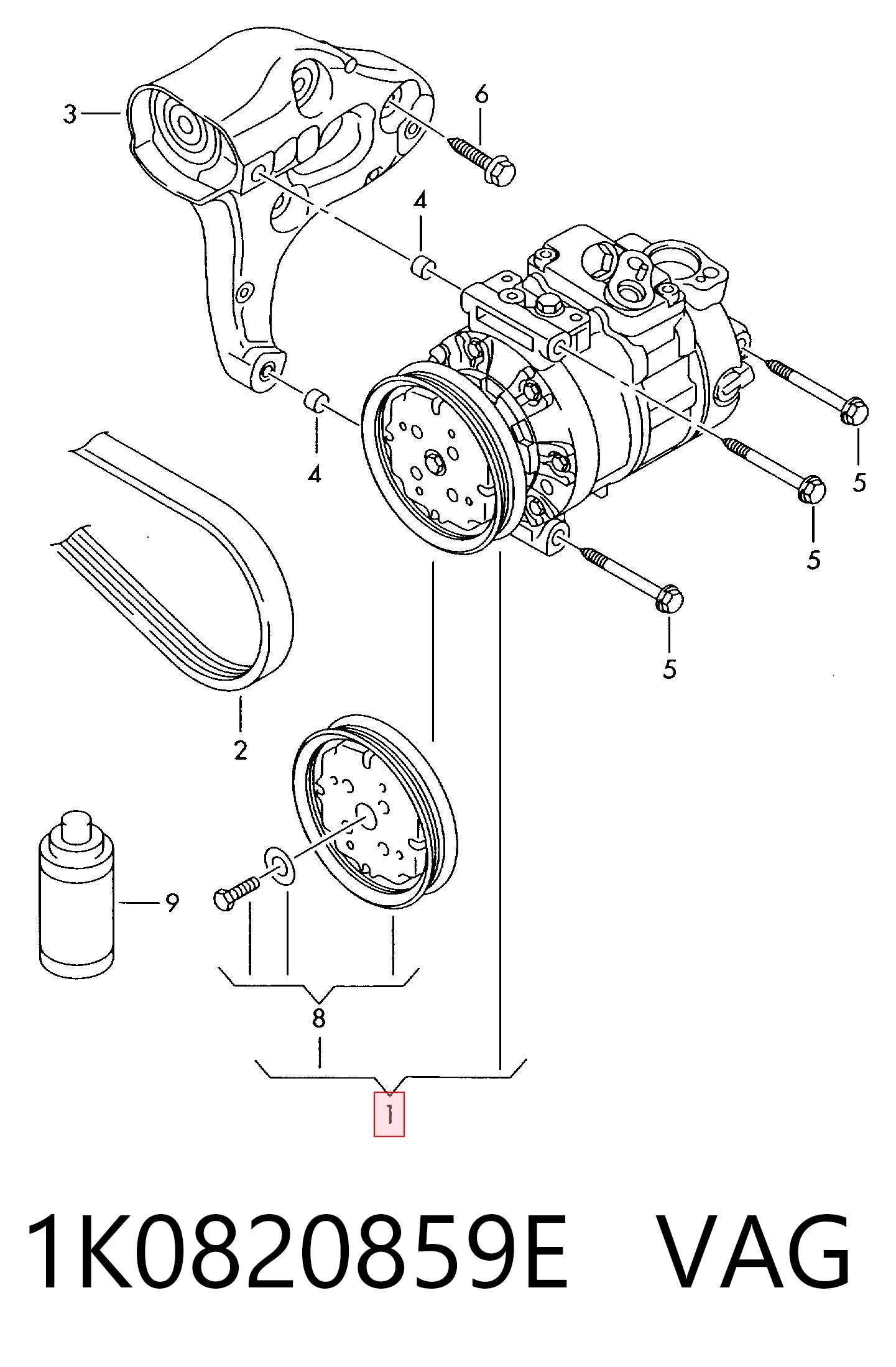 1K0820859E VAG