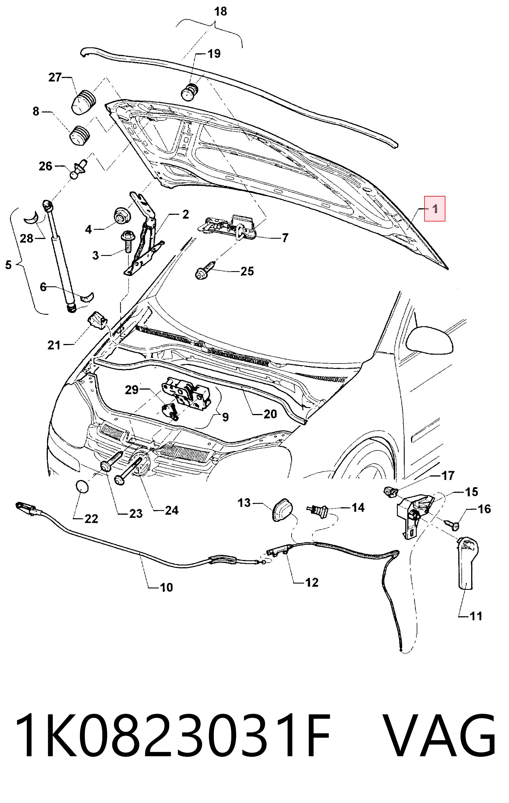 Comprar Capó Volkswagen Jetta V 1K2