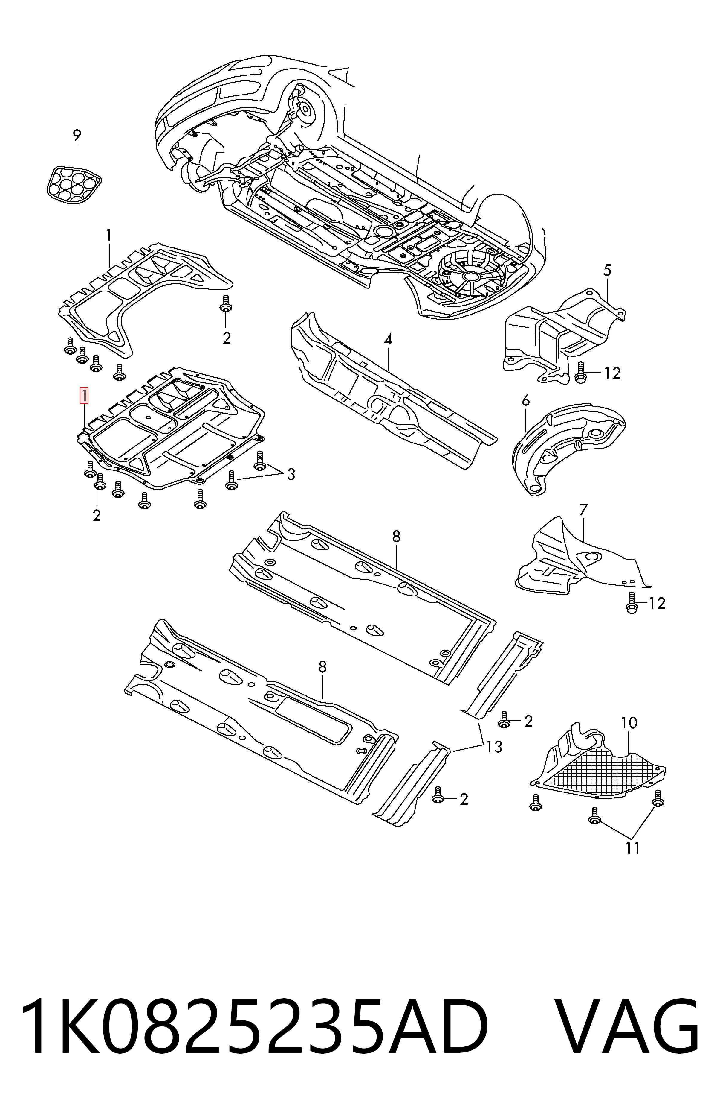 1K0825235AD VAG