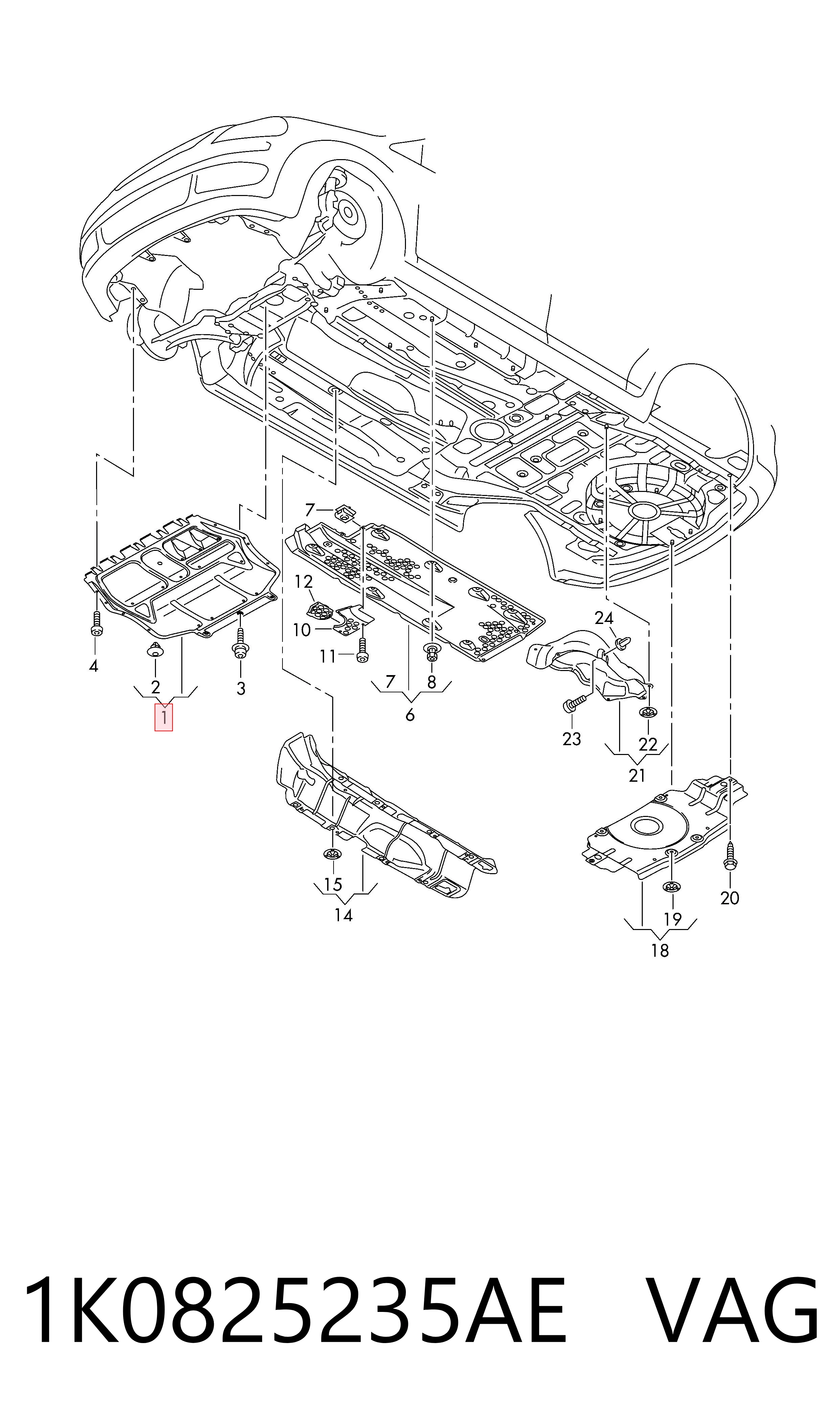 1K0825235AE VAG