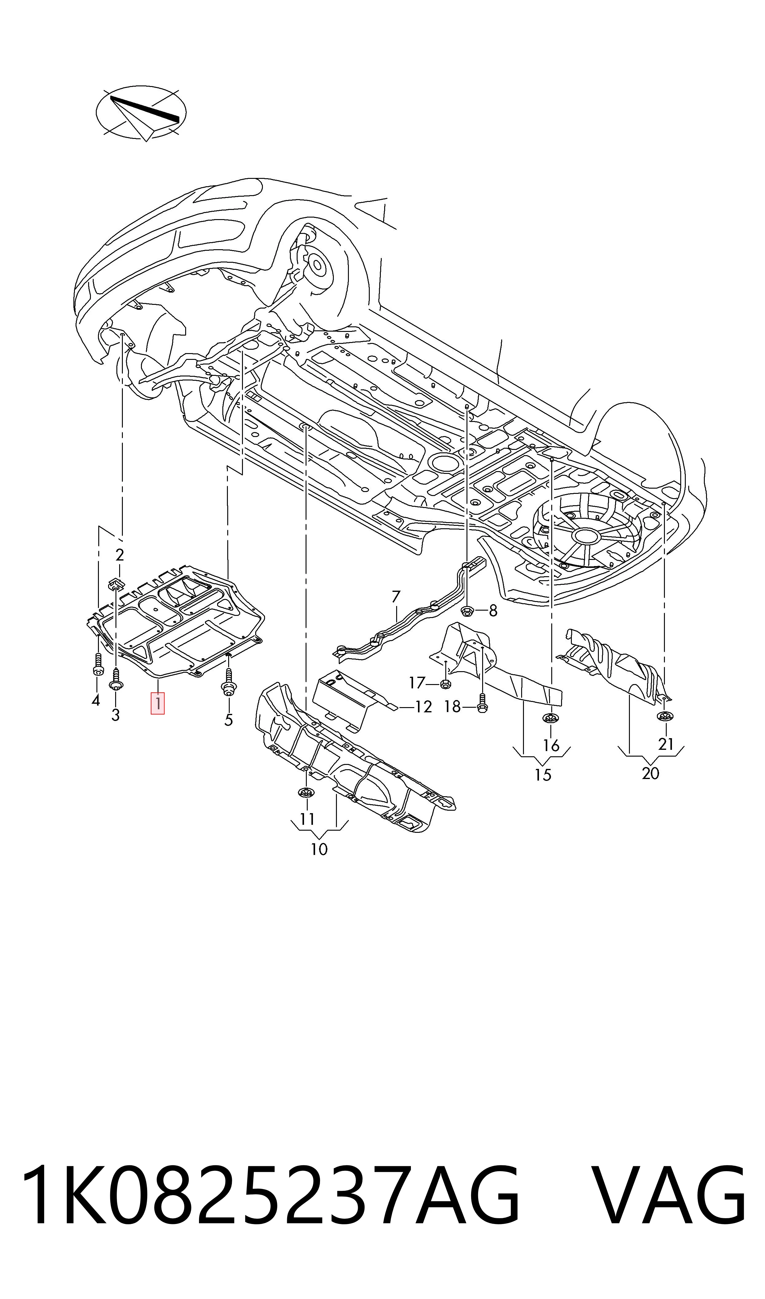 1K0825237AG VAG