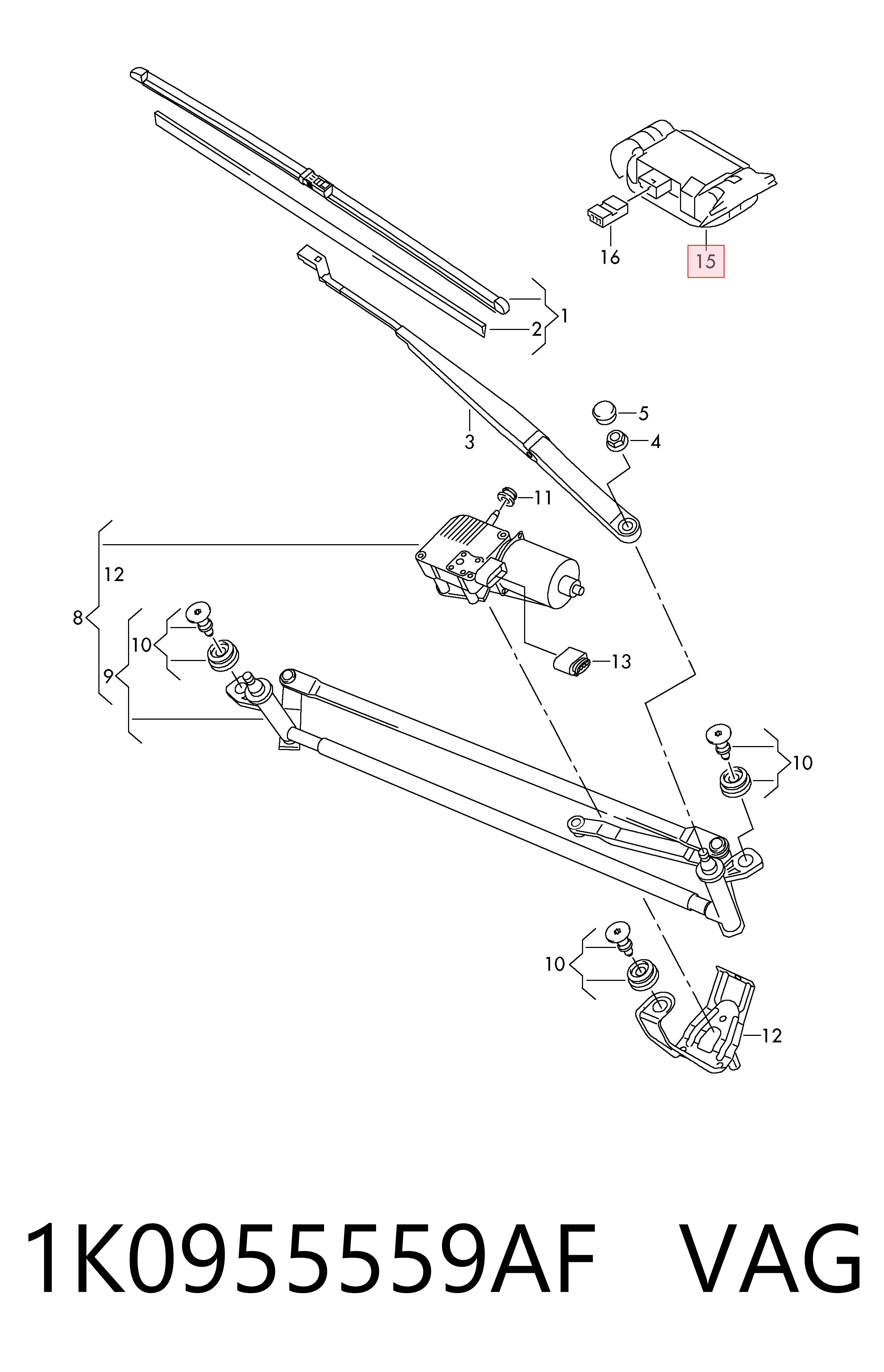 Comprar Sensor de lluvia Skoda Octavia I 1U2 a bajo precio