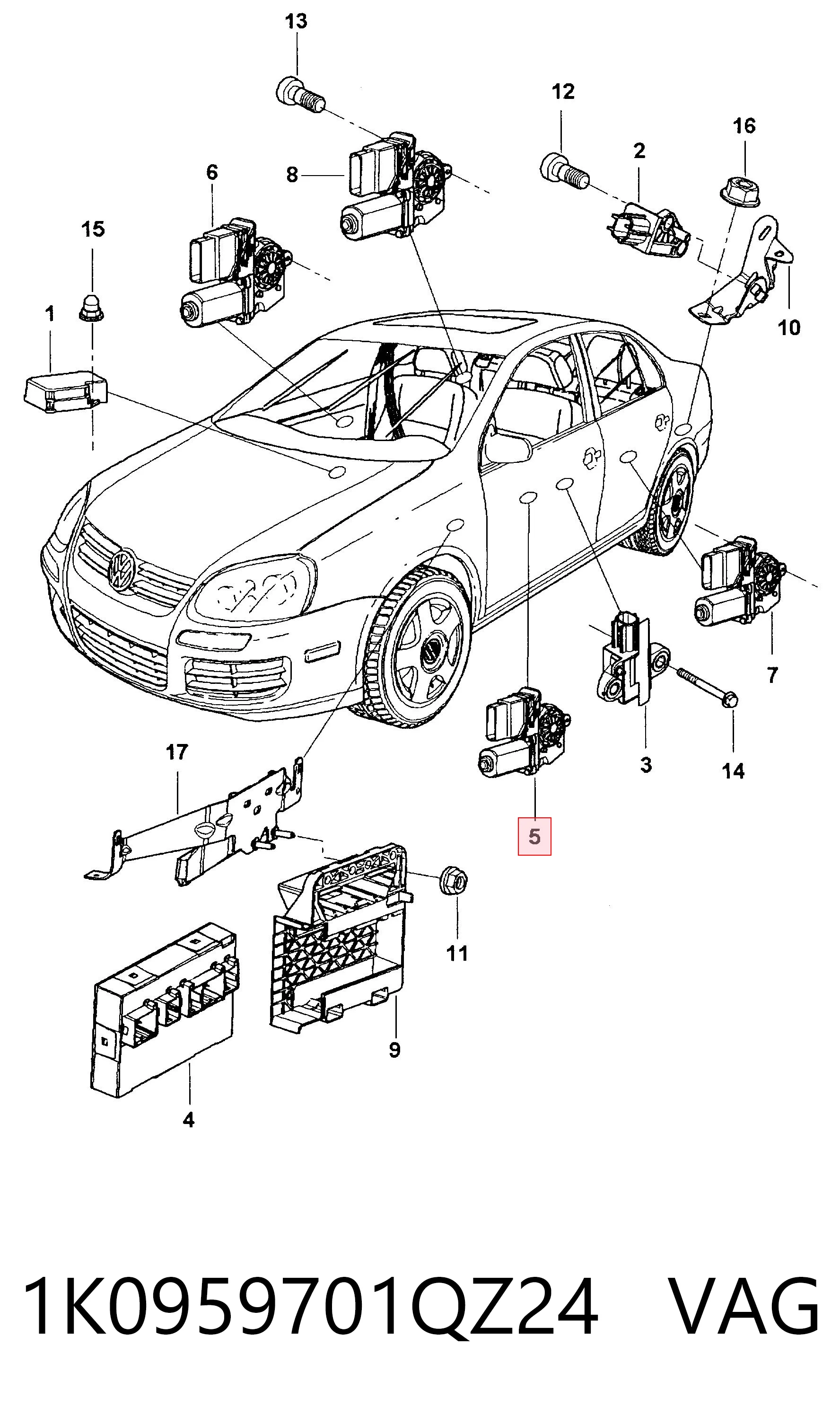 1K0959701QZ24 VAG