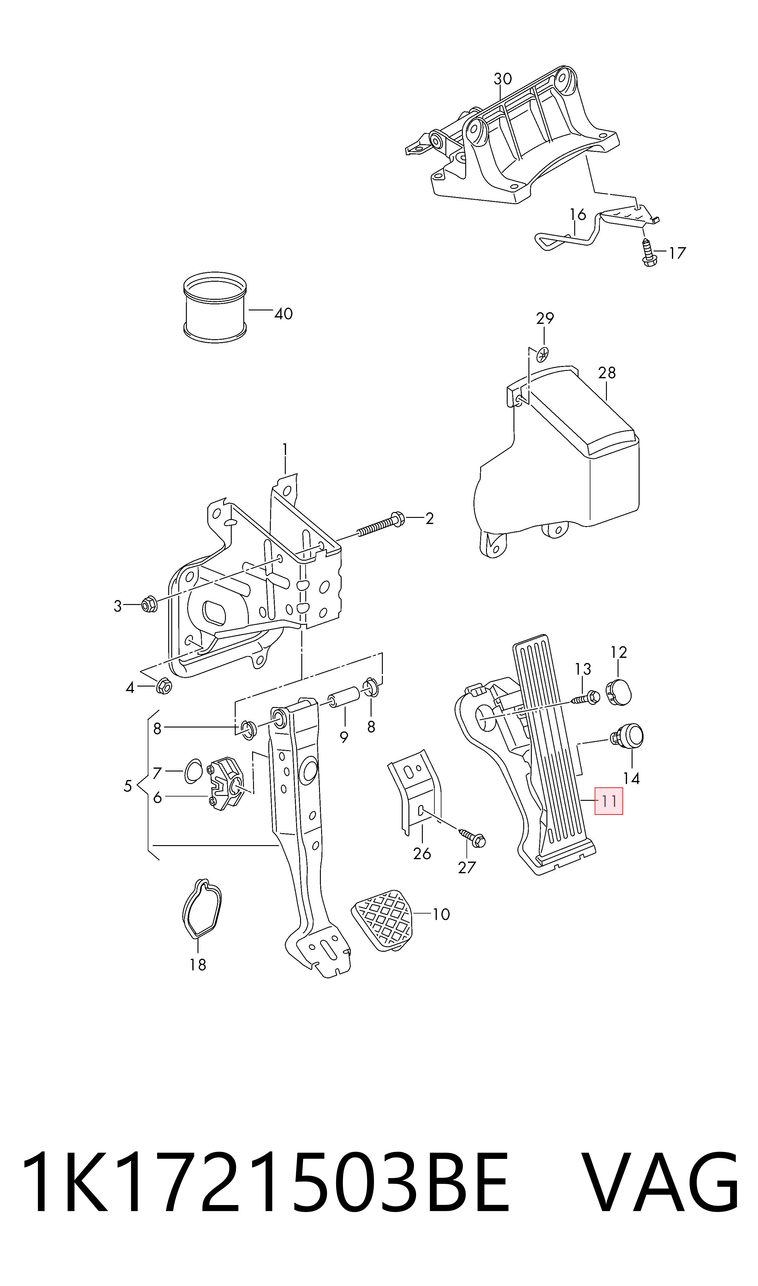 Potenciómetro pedal Seat Alhambra  monovolumen comprar en España