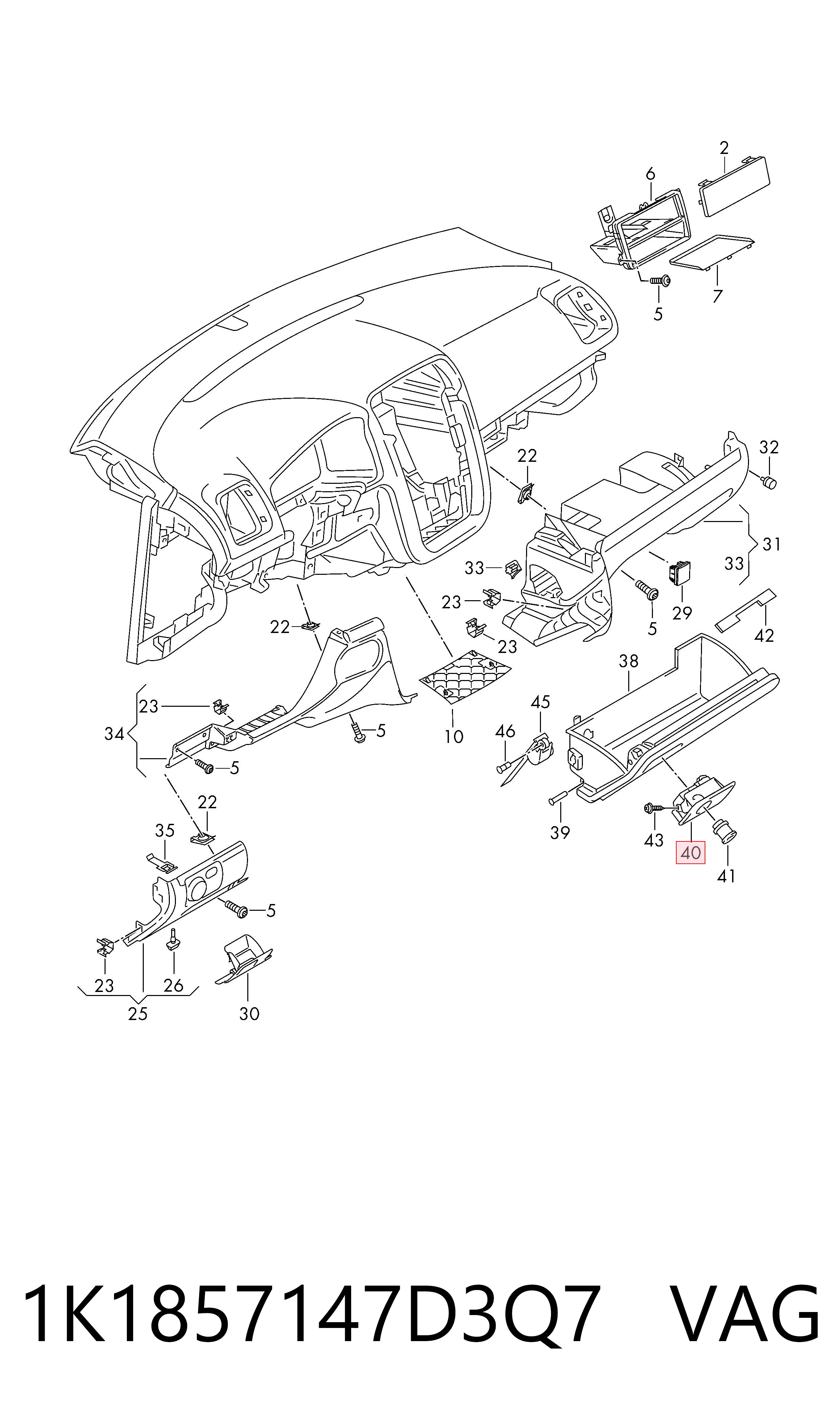 1K1857147D3Q7 VAG 