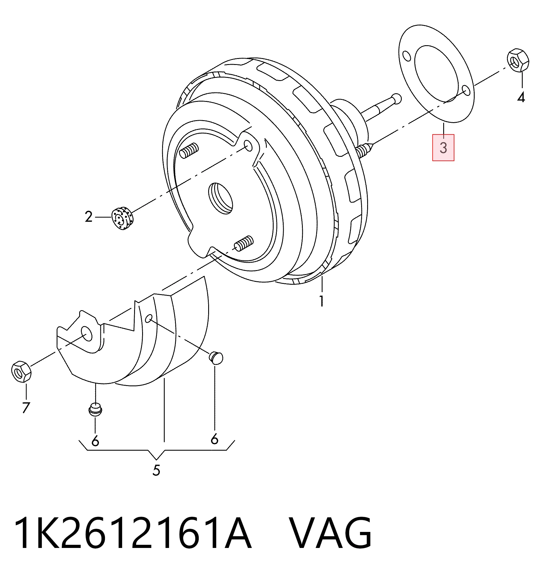1K2612161A VAG