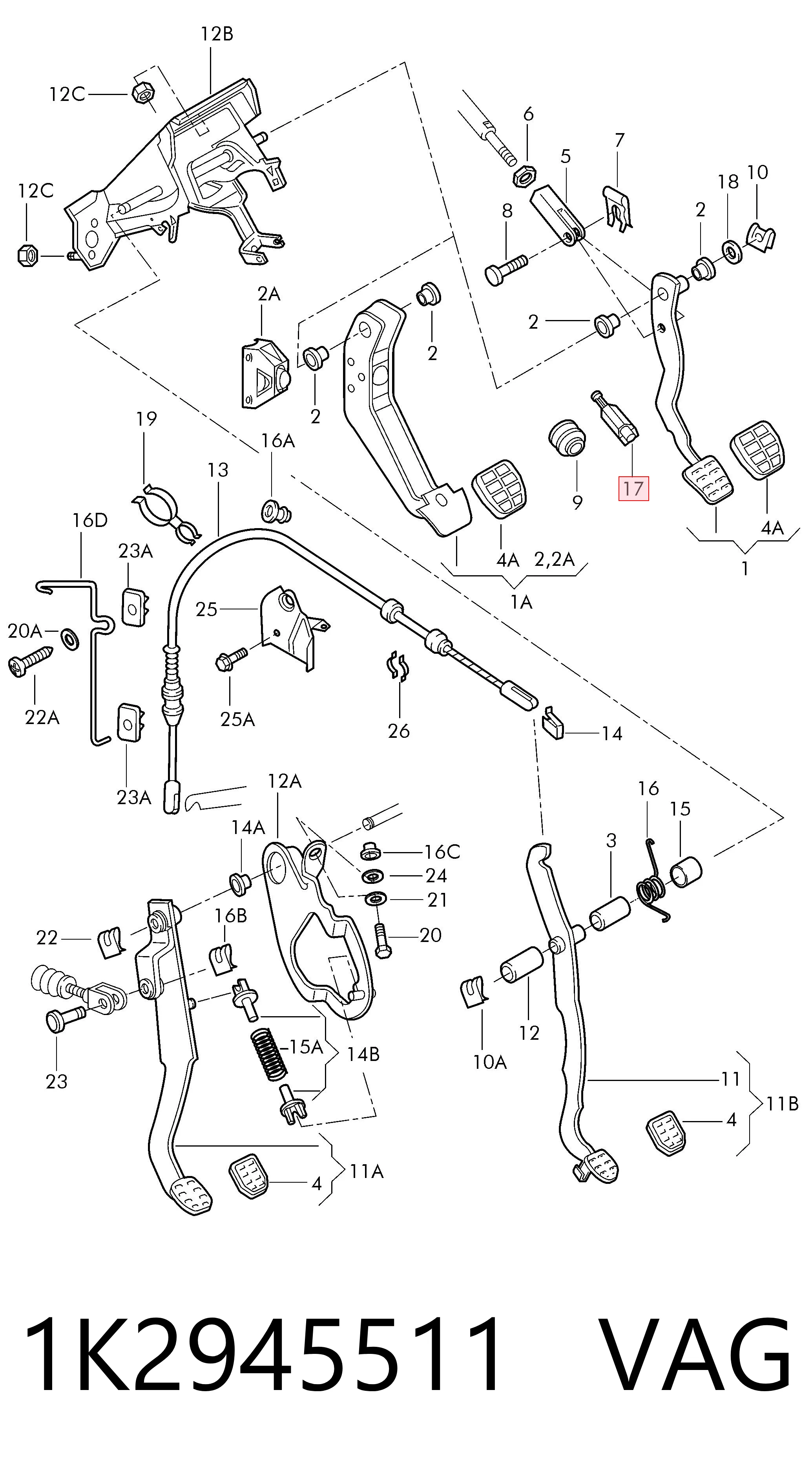 1K2945511 VAG