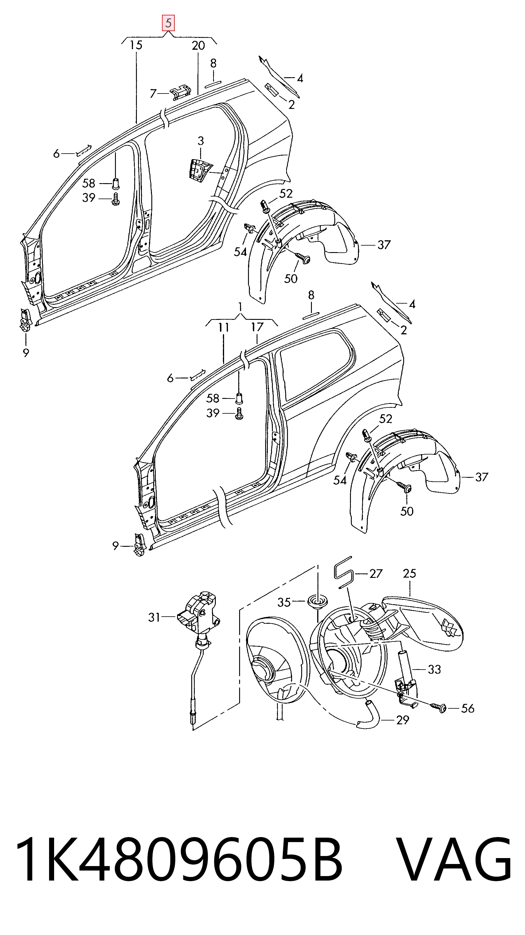 1K4809605B VAG