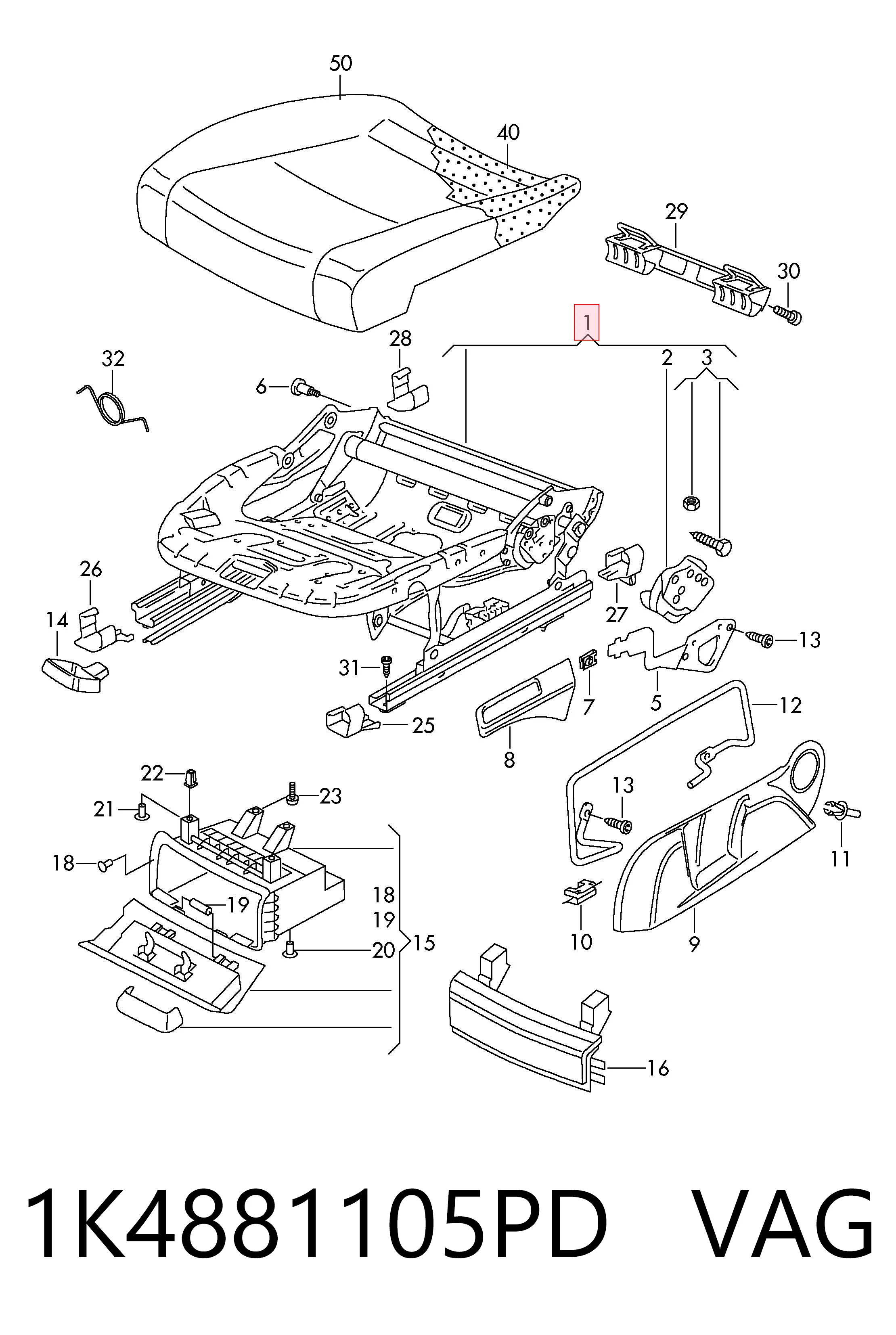 1K4881105PD VAG