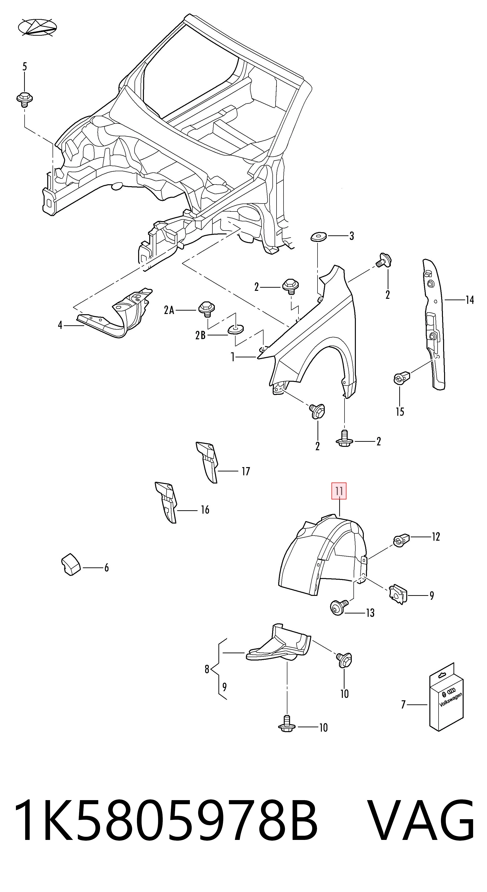 1K5805978B VAG