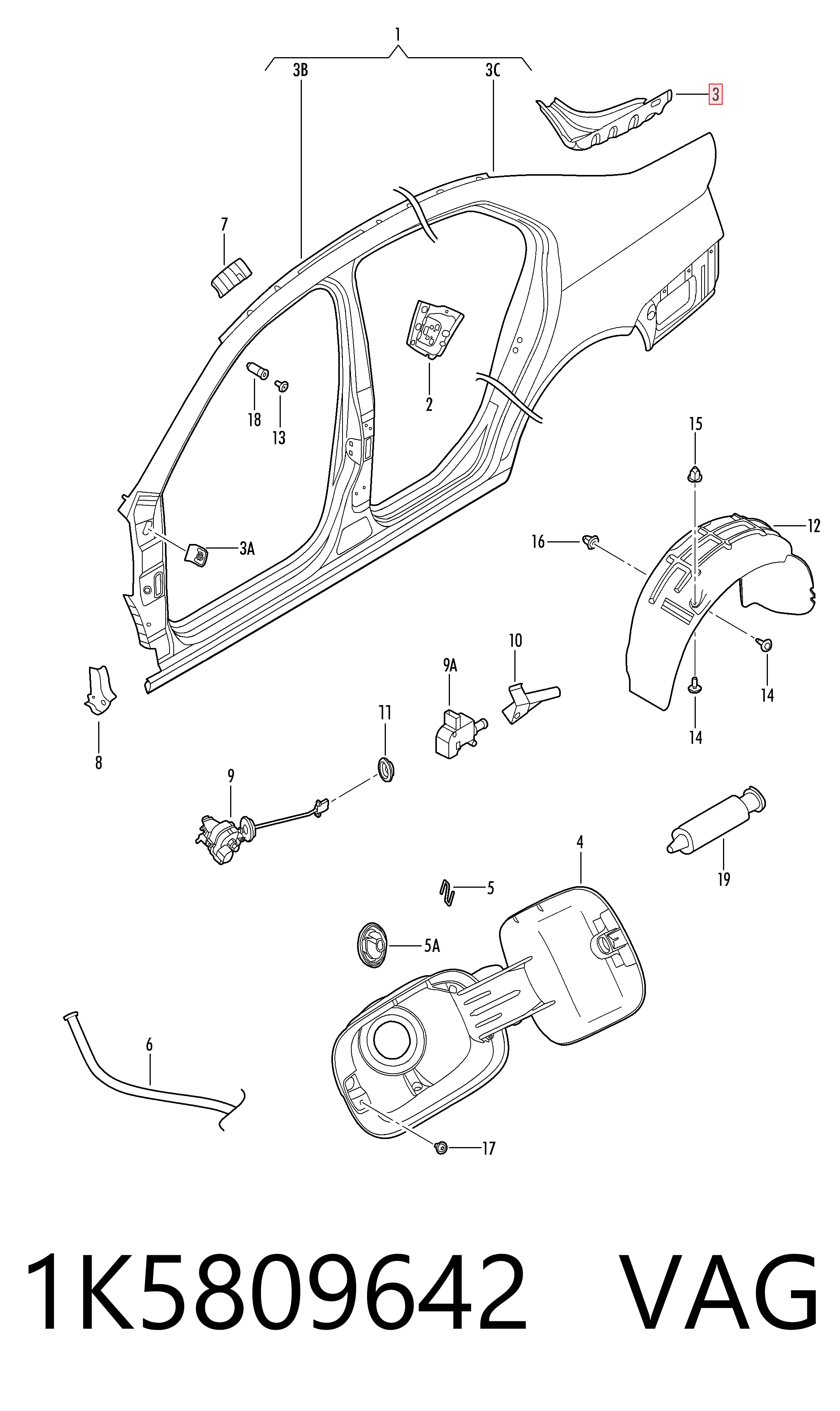 1K5809642 VAG 