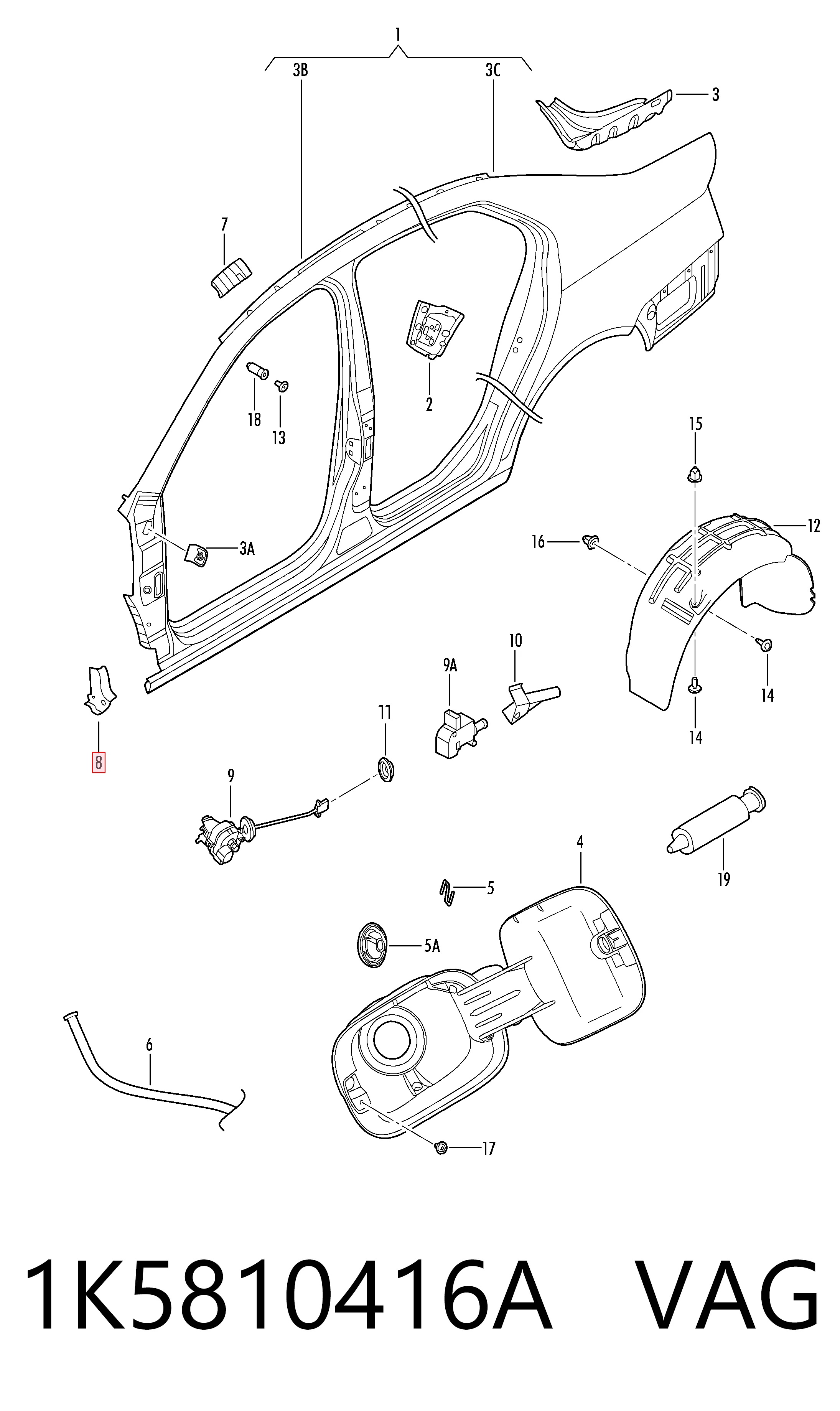 1K5810416A VAG 