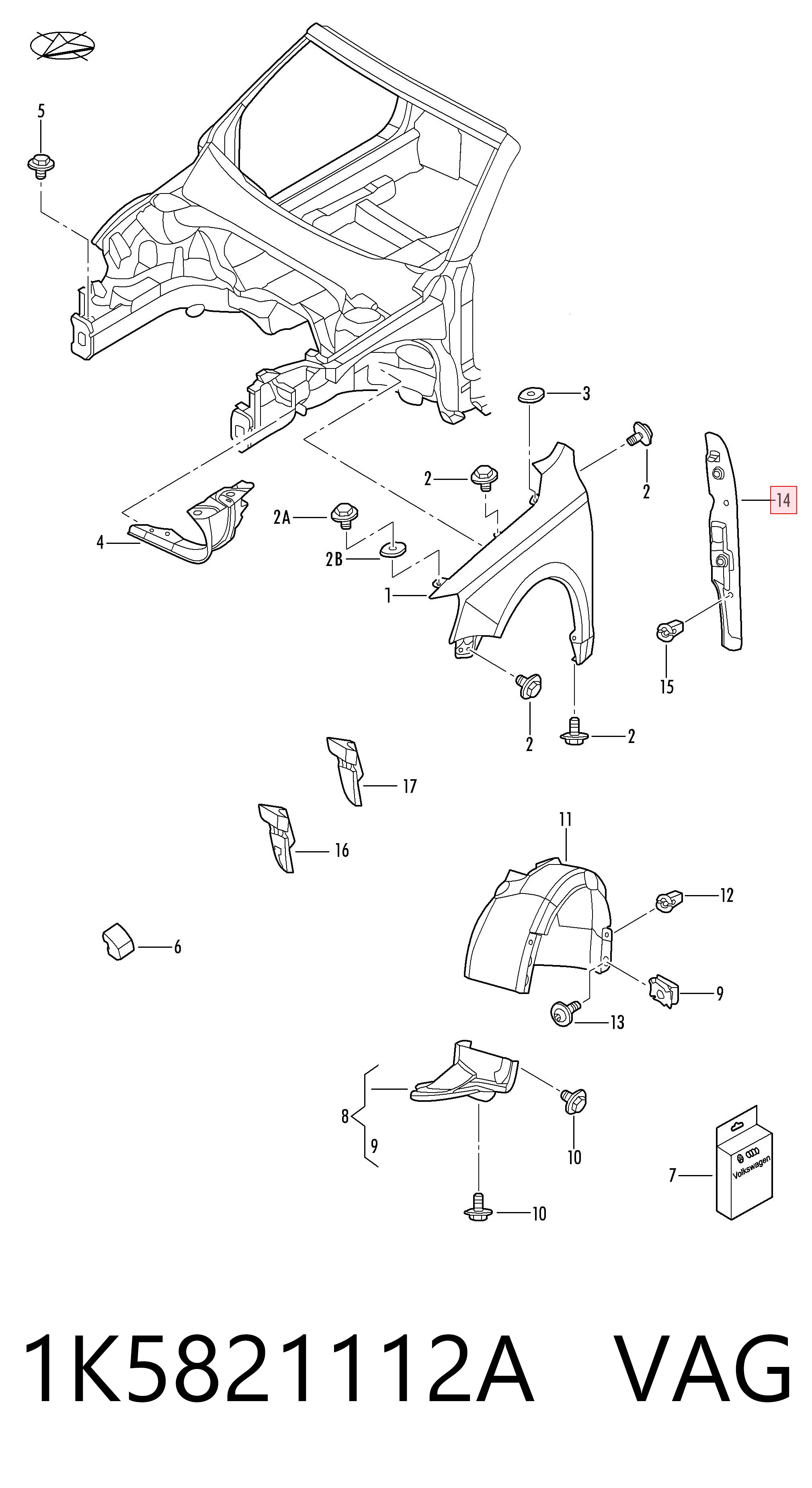 1K5821112A VAG
