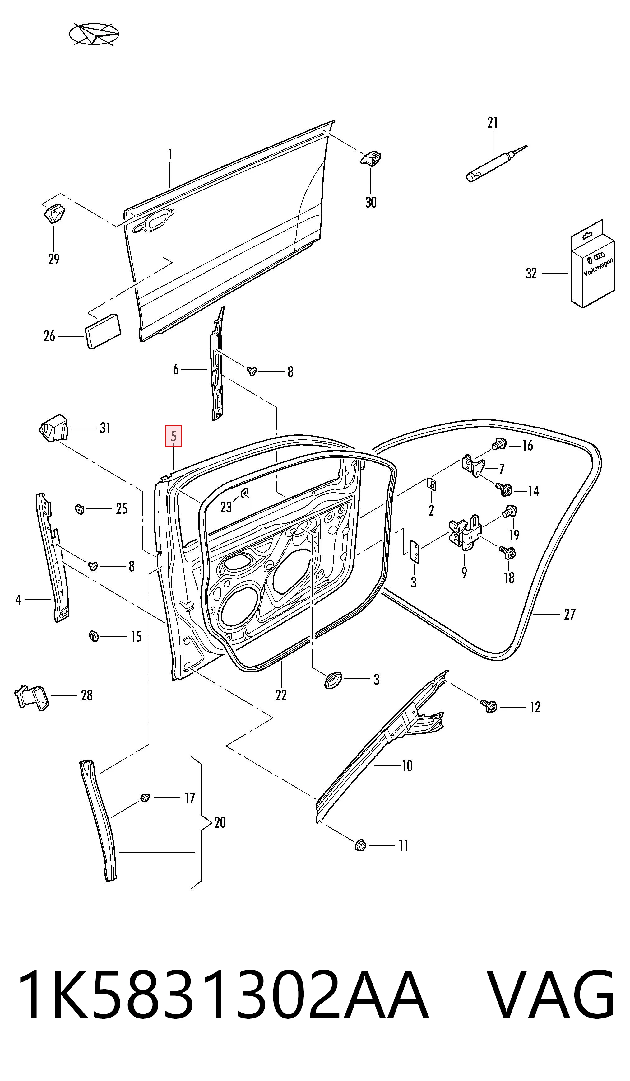 1K5831302AA VAG