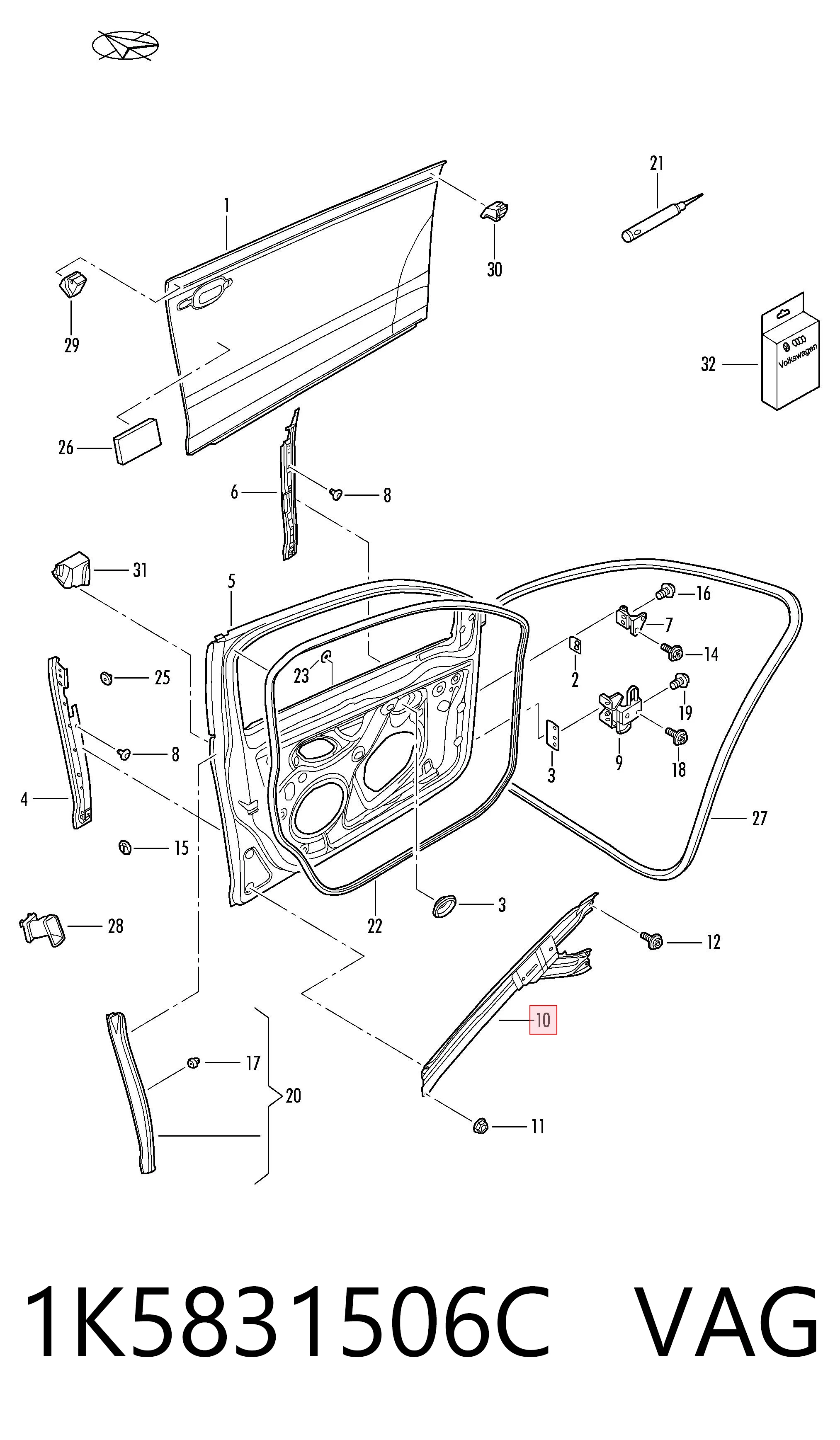 1K5831506C VAG