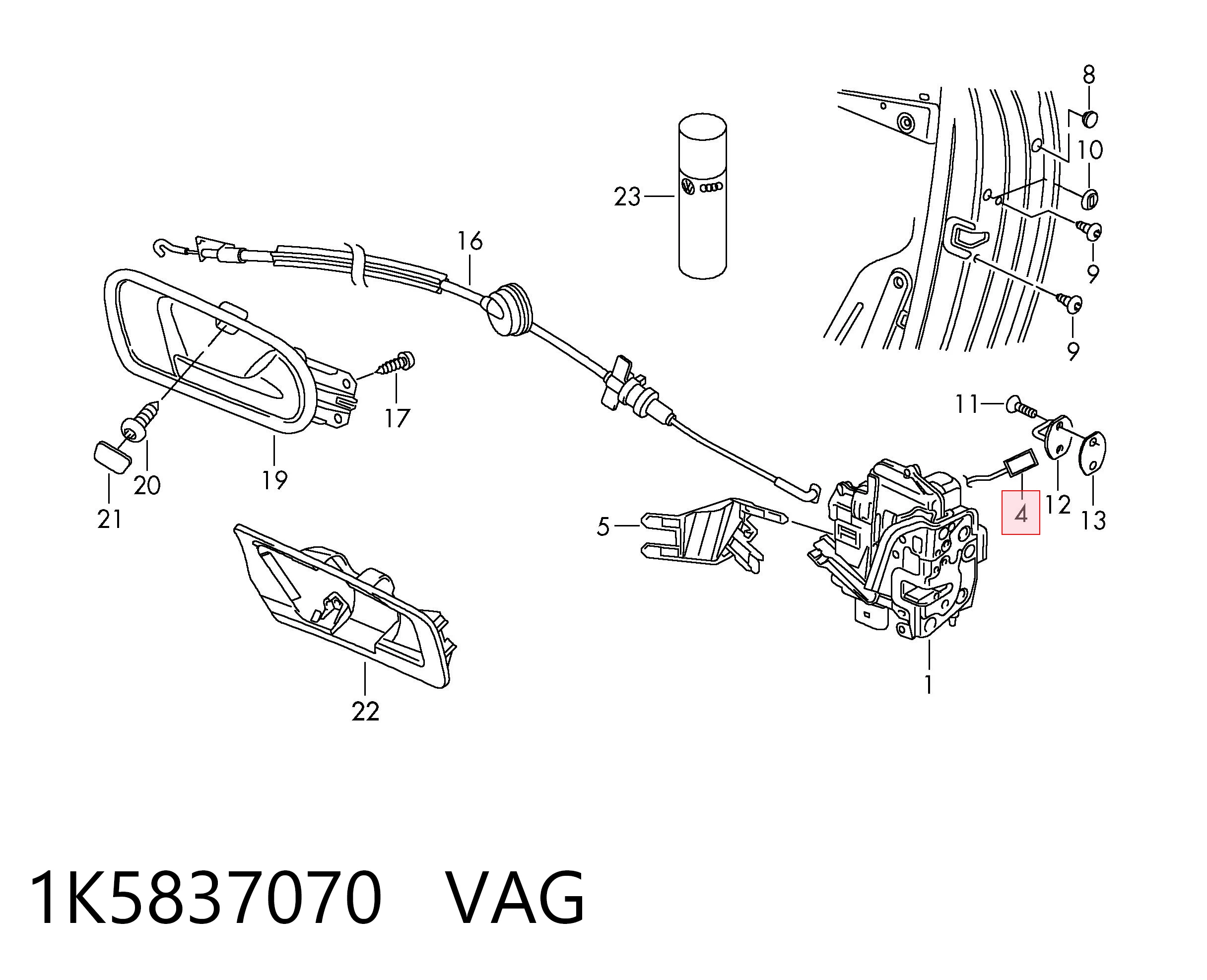 1K5837070 VAG