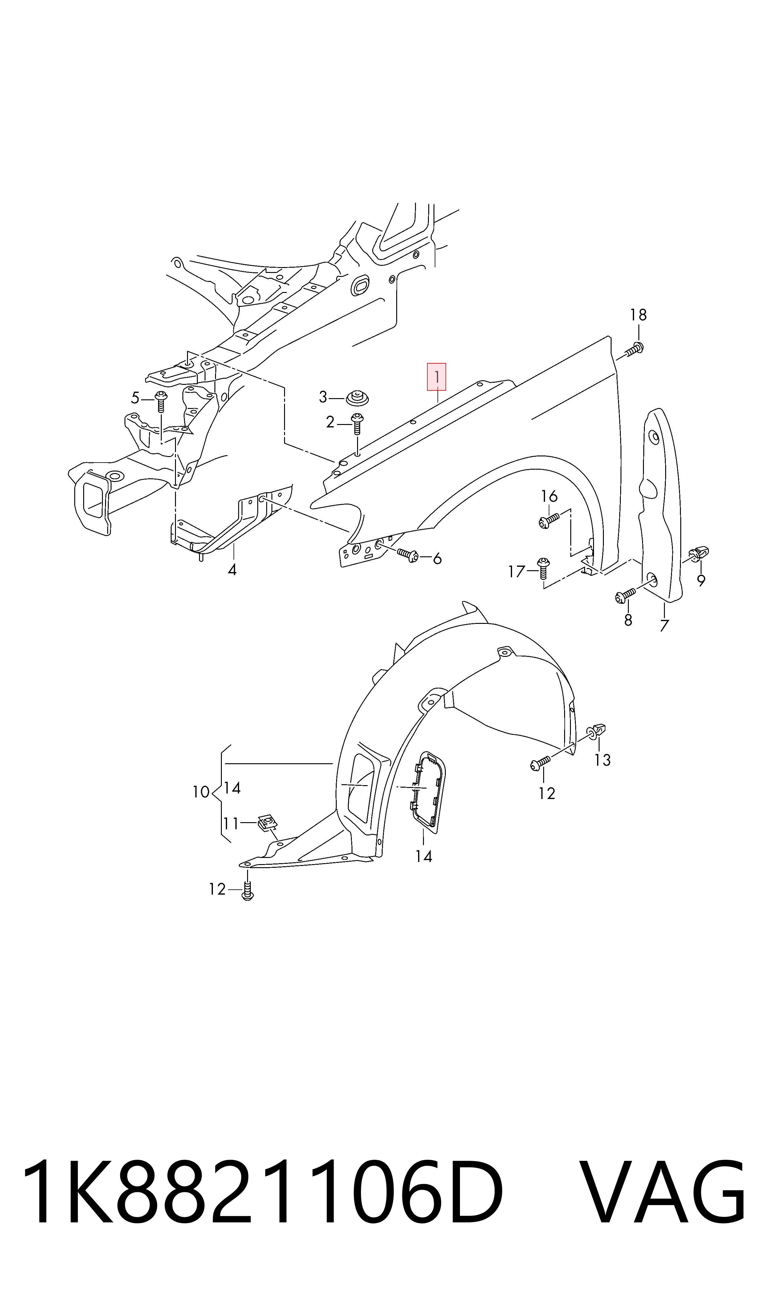 1K8821106D VAG