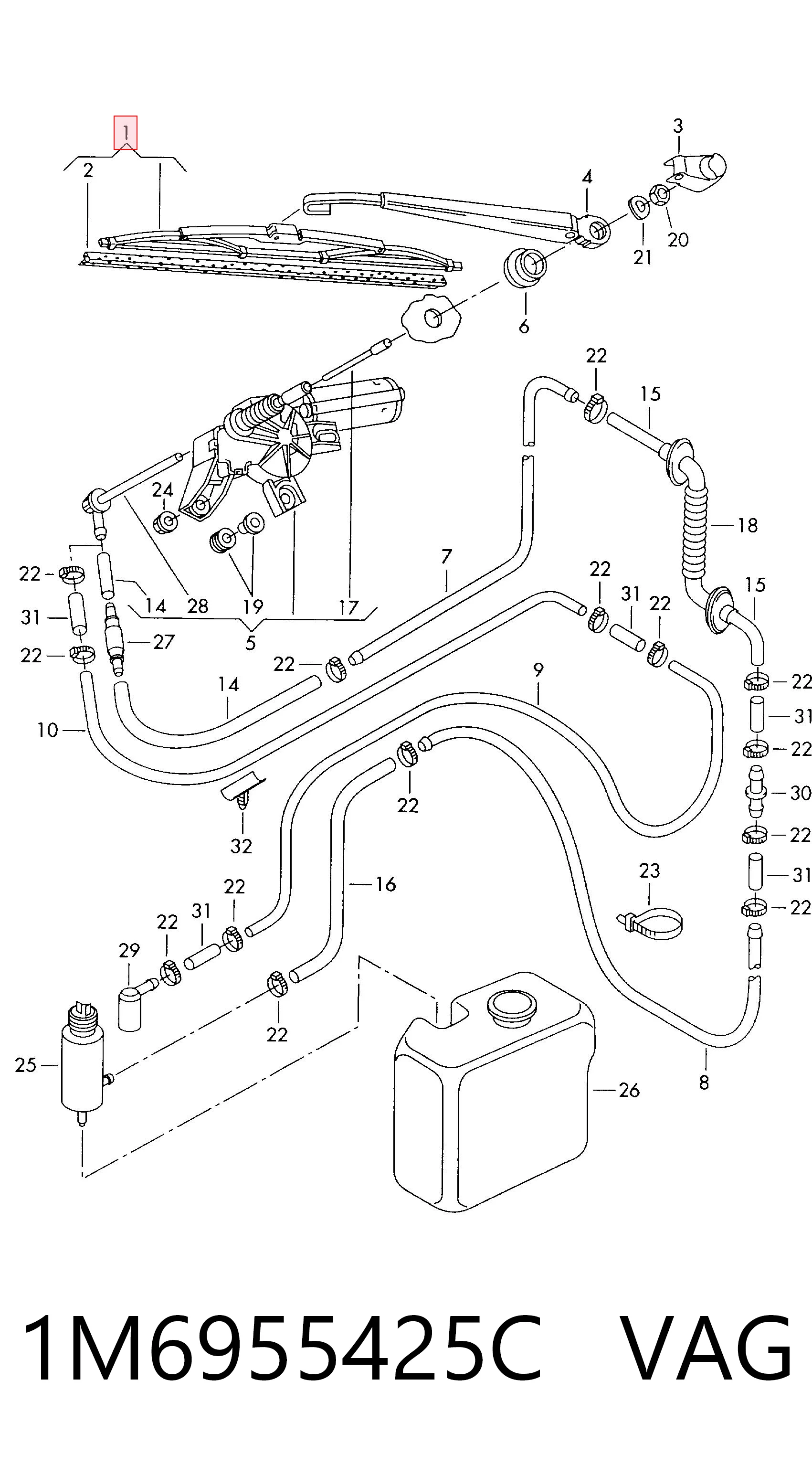 Limpiaparabrisas posterior Seat Leon  desde 10,33 €