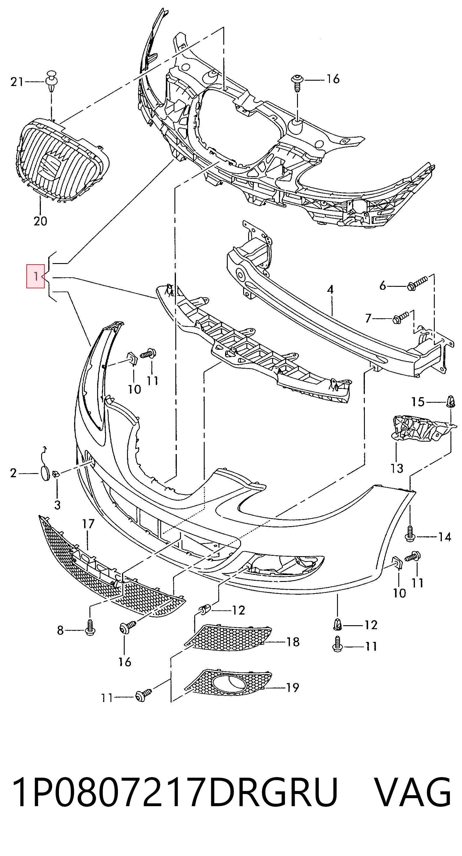 1P0807217DRGRU VAG