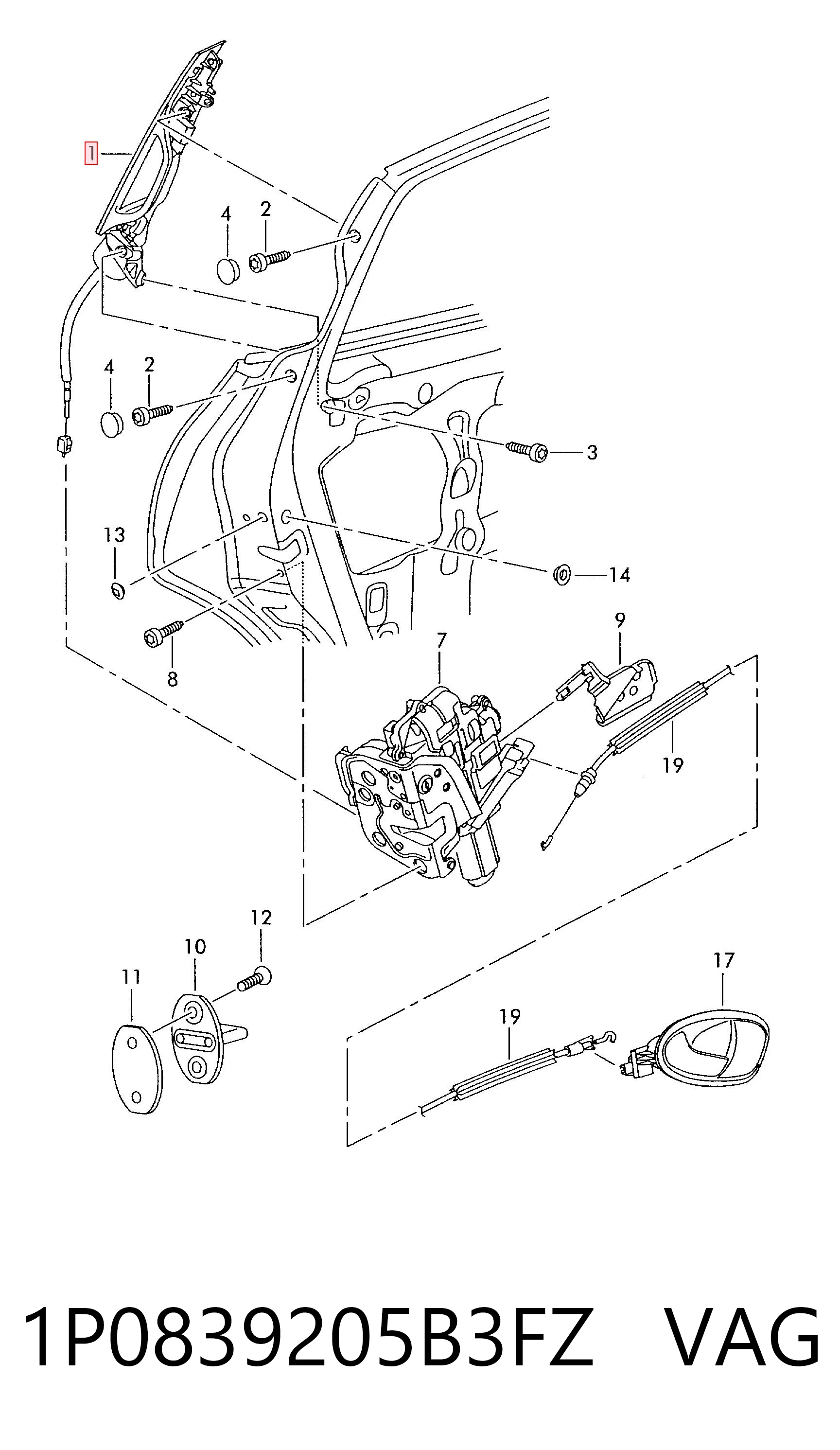 1P0839205B3FZ VAG