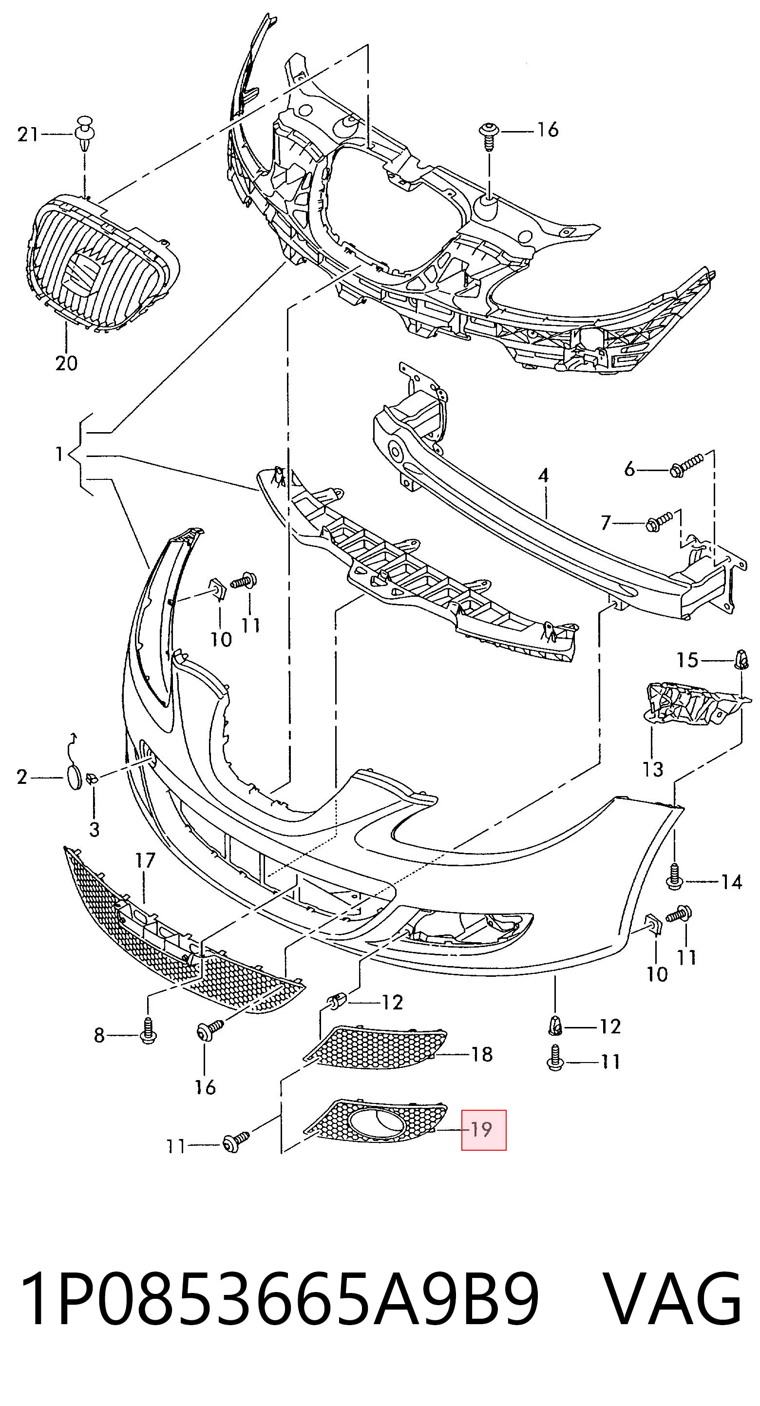1P0853665A9B9 VAG