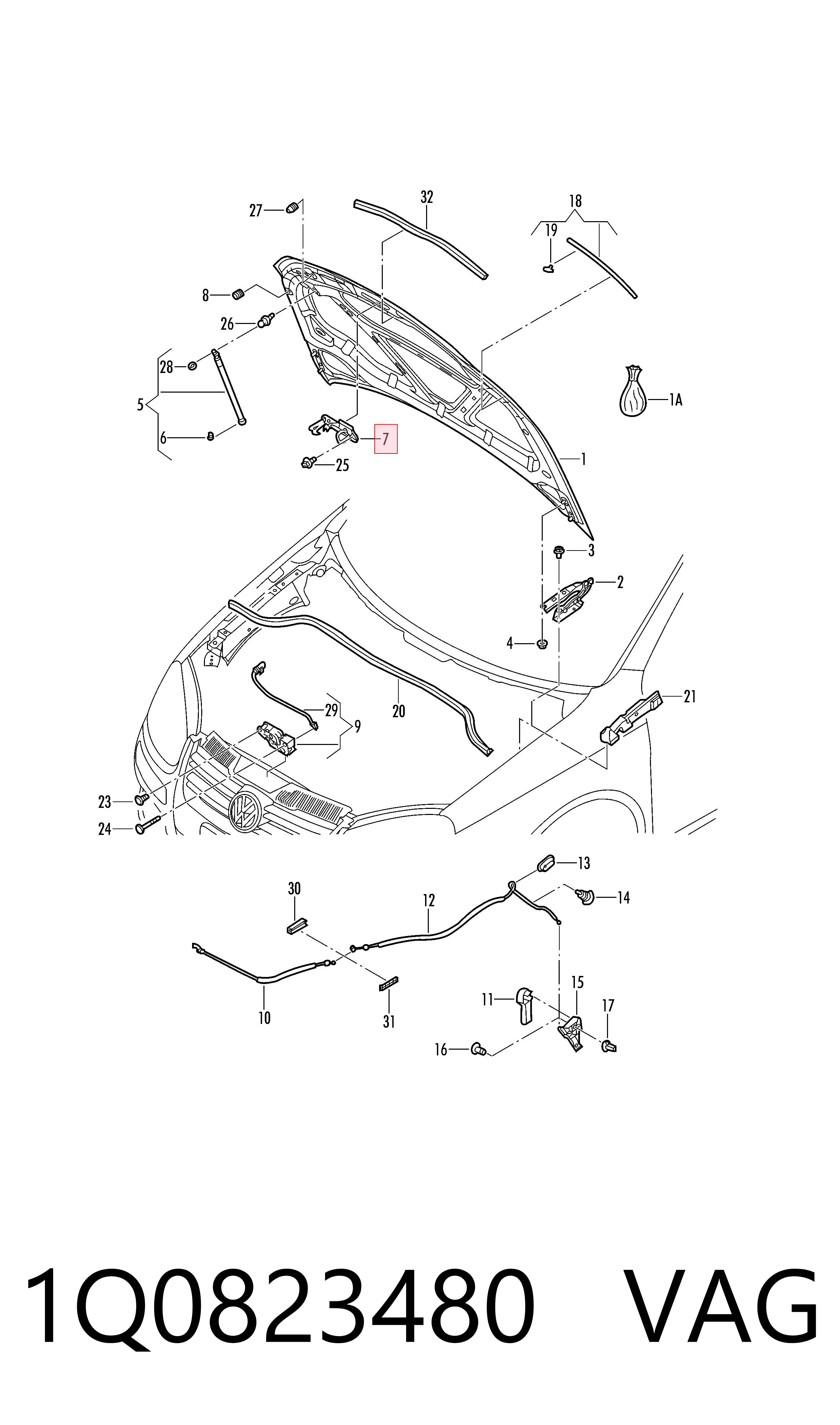 1Q0823480 VAG